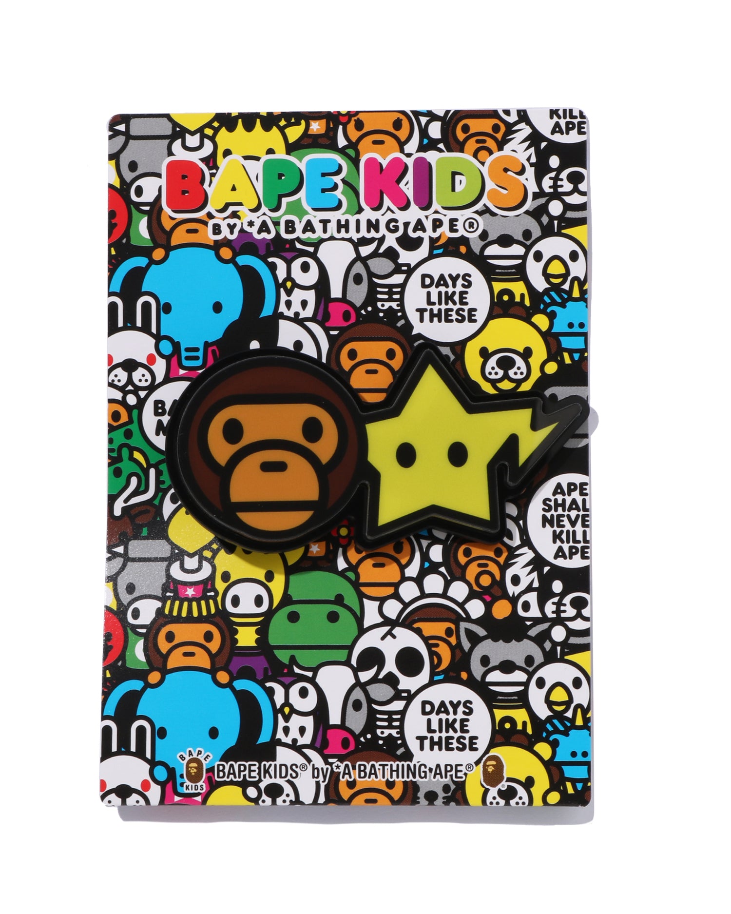 A BATHING APE】BABY MILO シルバーピアス 片方のみ A BATHING APE