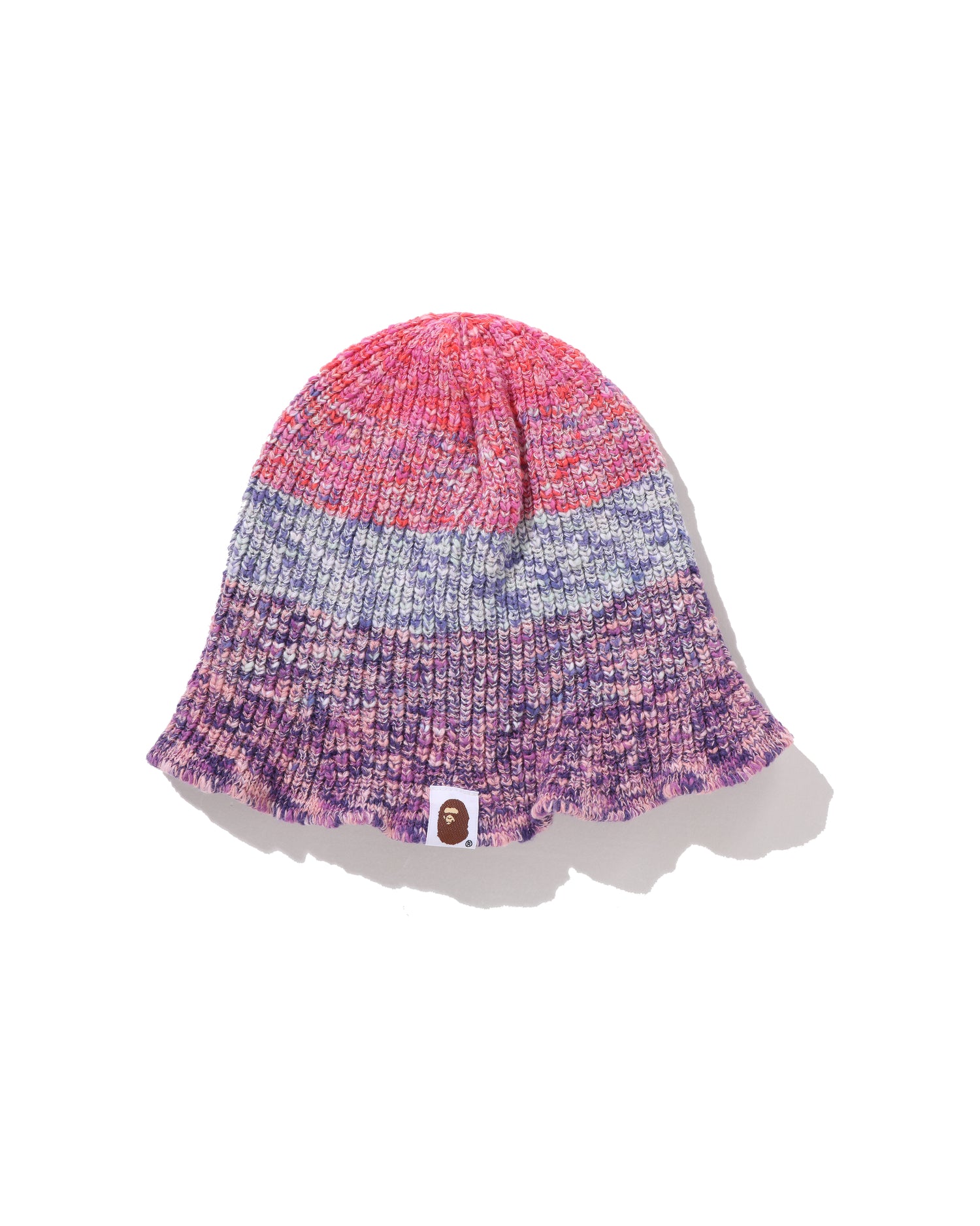 A BATHING APE® Kids Gradation Ape Head Knit Cap | Bape official