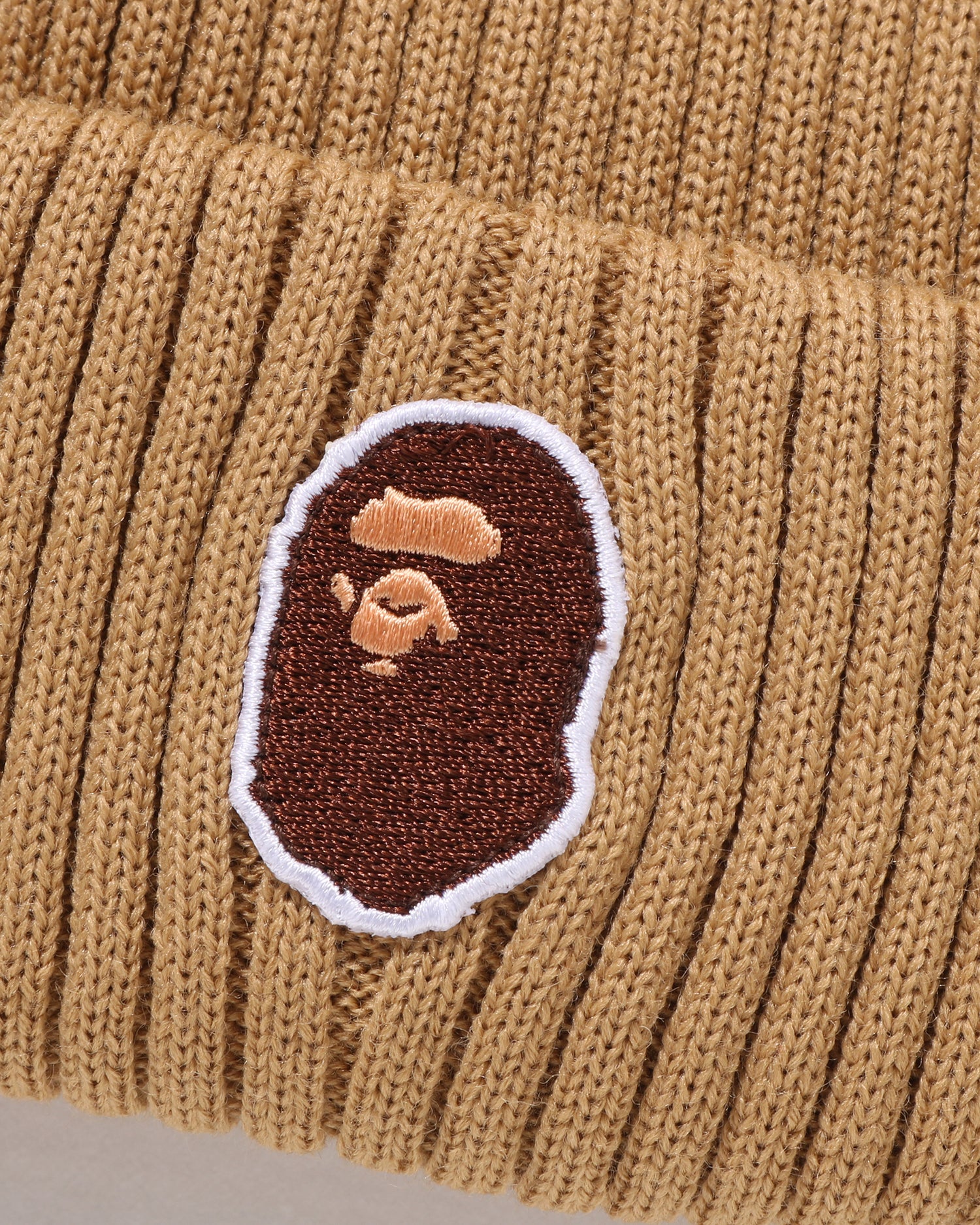 A BATHING APE® Kids Ape Head One Point Knit Cap | Bape official