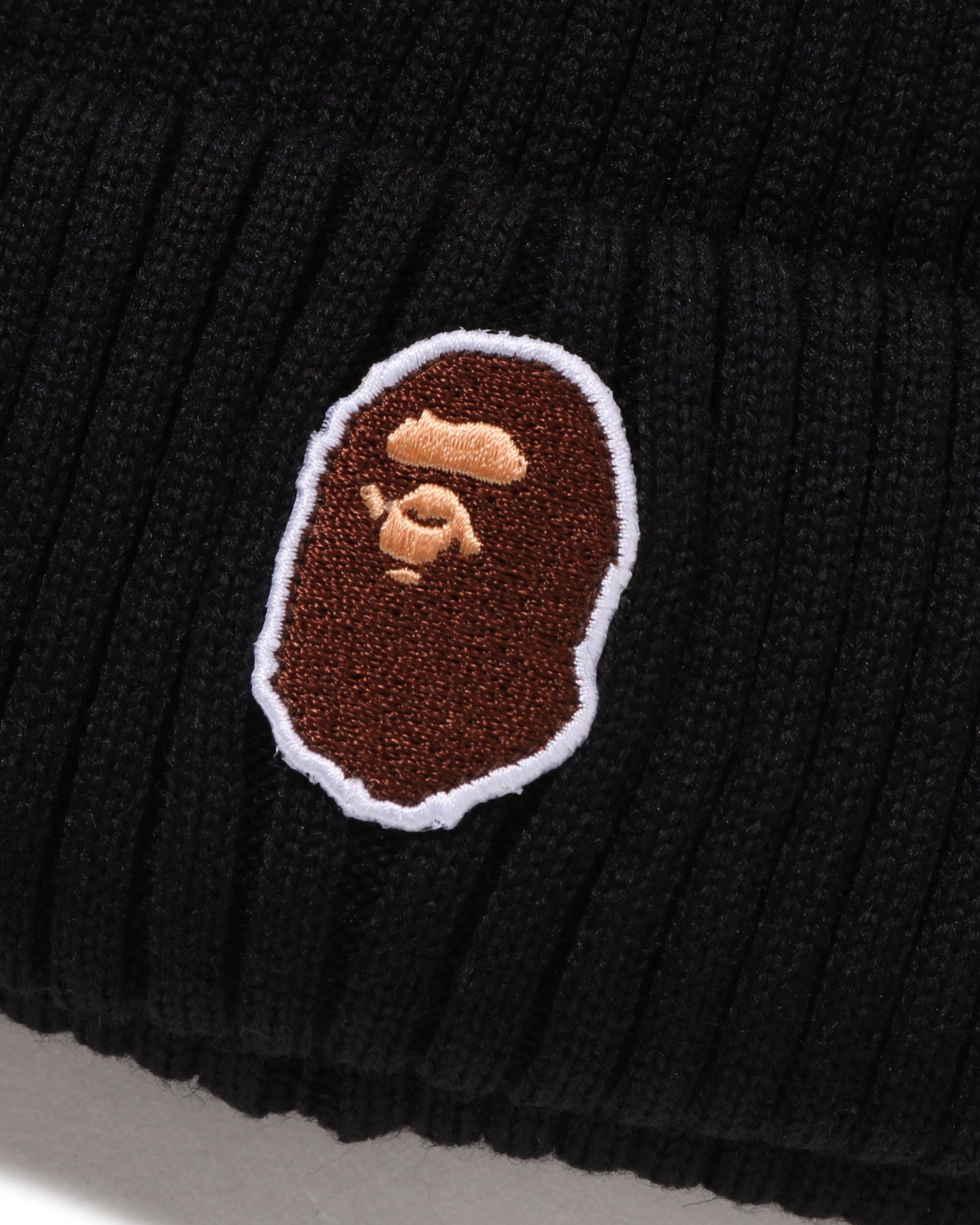 A BATHING APE® Kids Ape Head One Point Knit Cap | Bape official