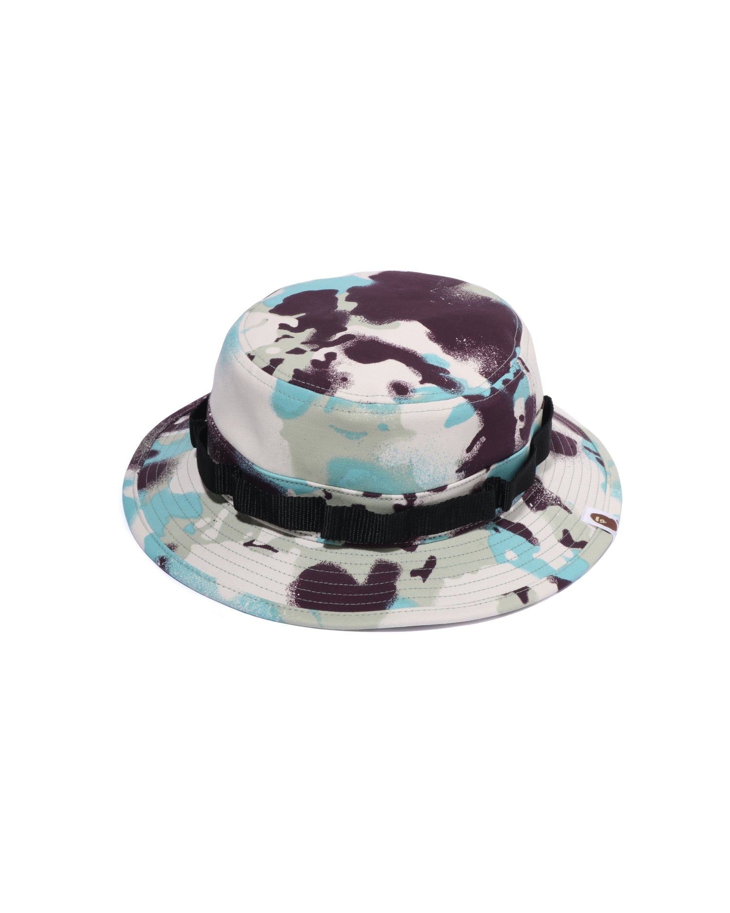 A BATHING APE エイプ CAMO MILITARY HAT A Bathing Ape New Era 59 Fifty 1st Camo Ape Head Cap green