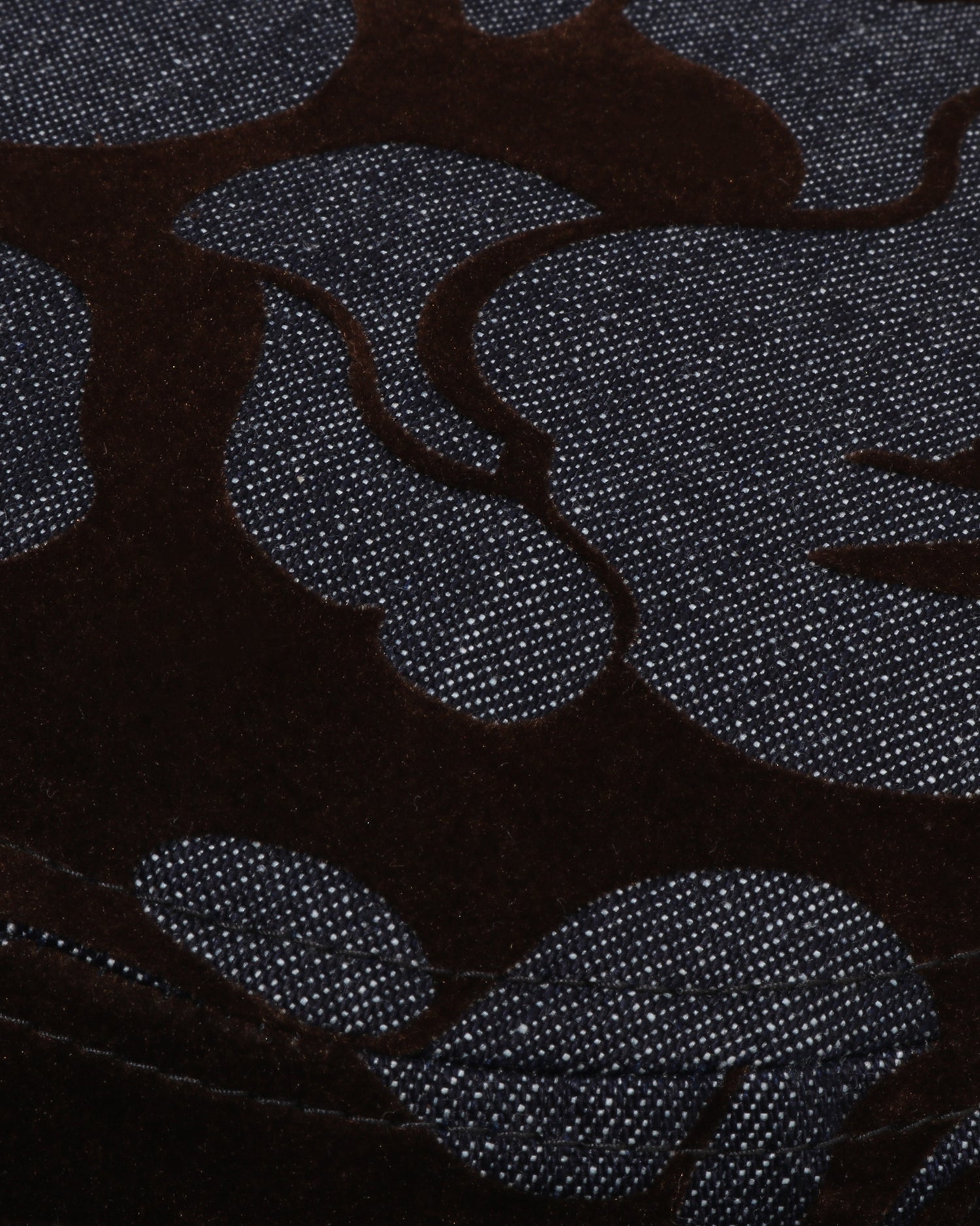 A BATHING APE® Camo Flocked Denim One Point Bucket Hat | Bape
