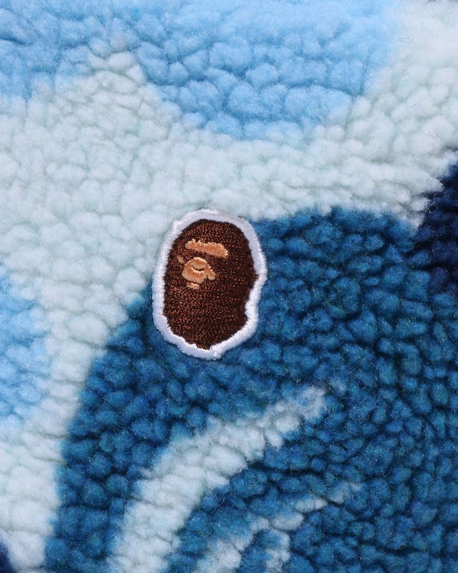 A BATHING APE® Abc Camo Boa Fleece Bucket Hat | Bape