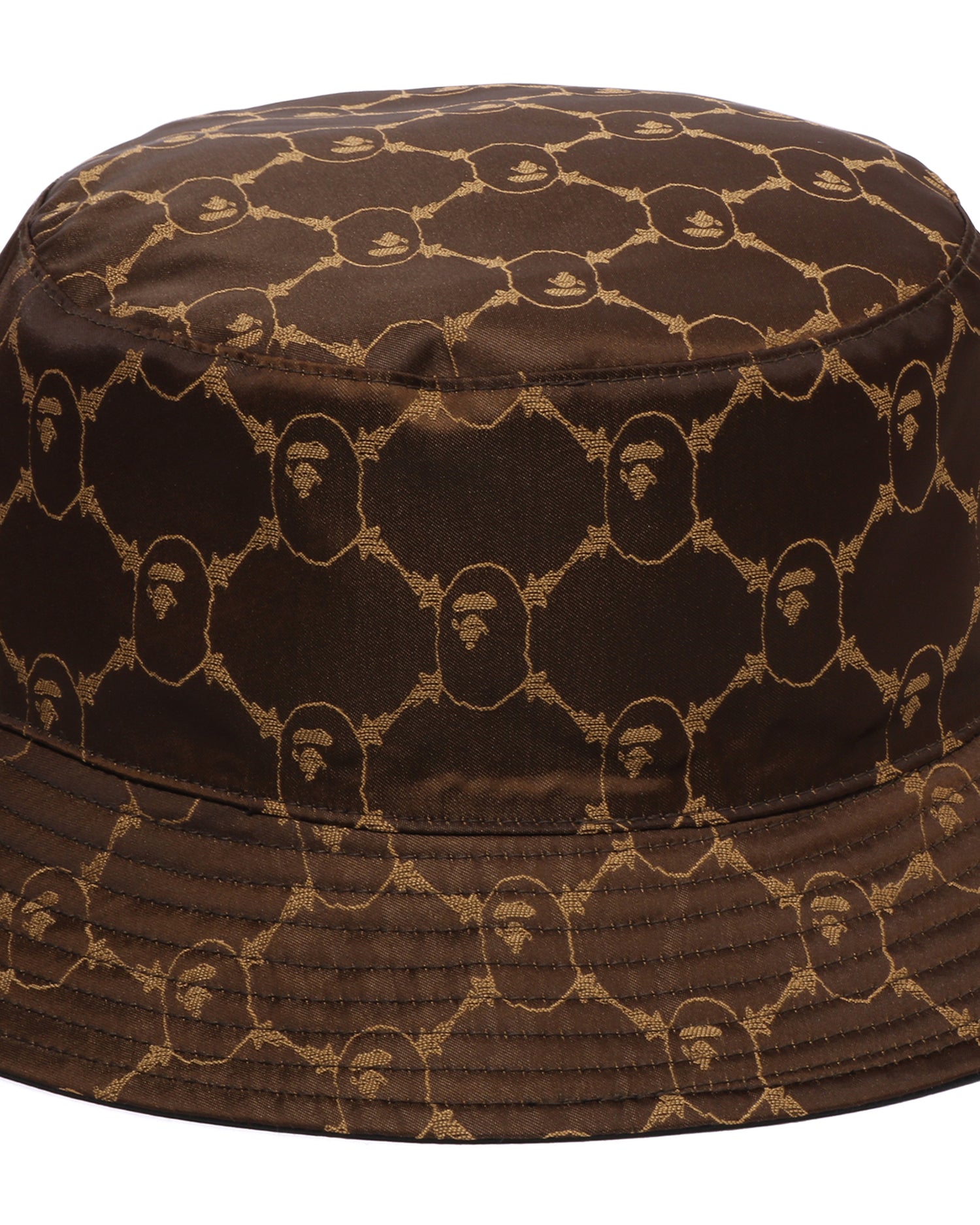 A BATHING APE® College Monogram Reversible Buckle Hat | Bape