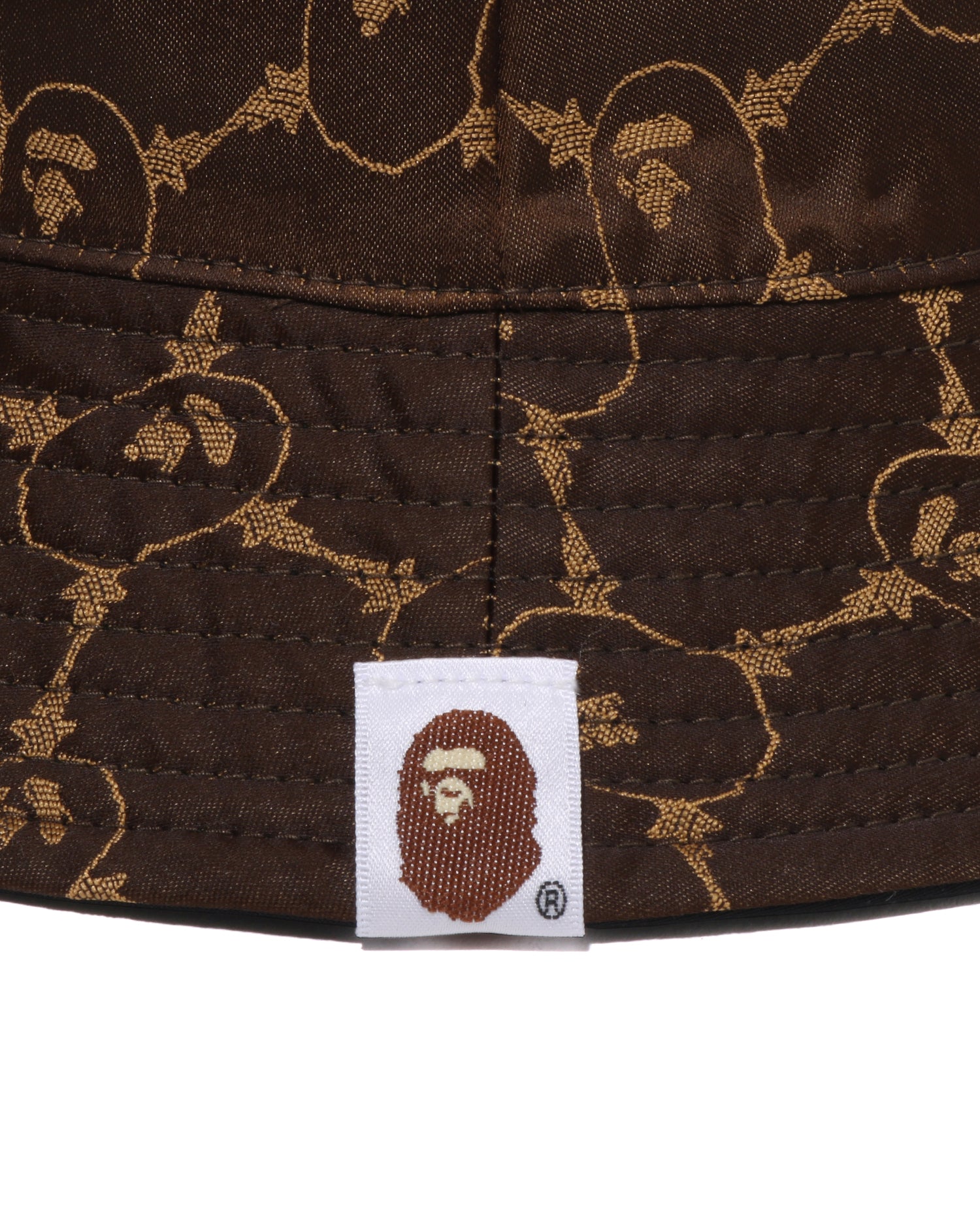 【A BATHING APE】大人気☆リバーシブル MONOGRAM BUCKLE HAT A BATHING APE® College Monogram Reversible Buckle Hat | Bape