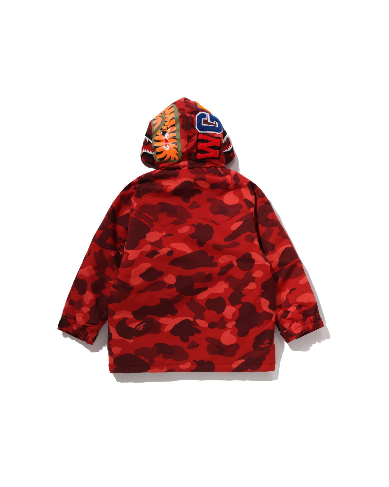 A BATHING APE® Kids Color Camo Shark Snowboard Jacket | Bape