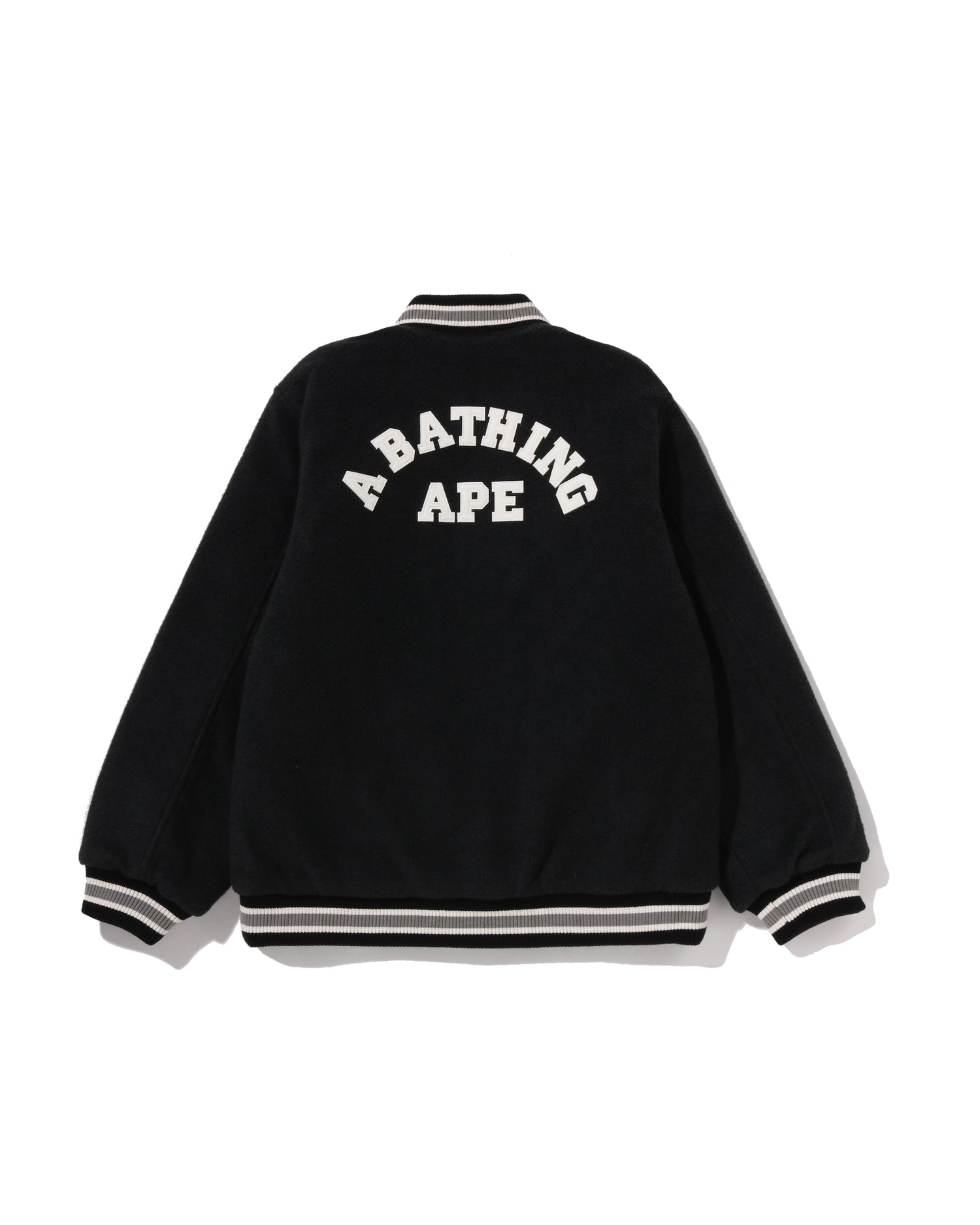 A BATHING APE® Kids 1st Camo Ape Head Varsity Jacket Jr | Bape