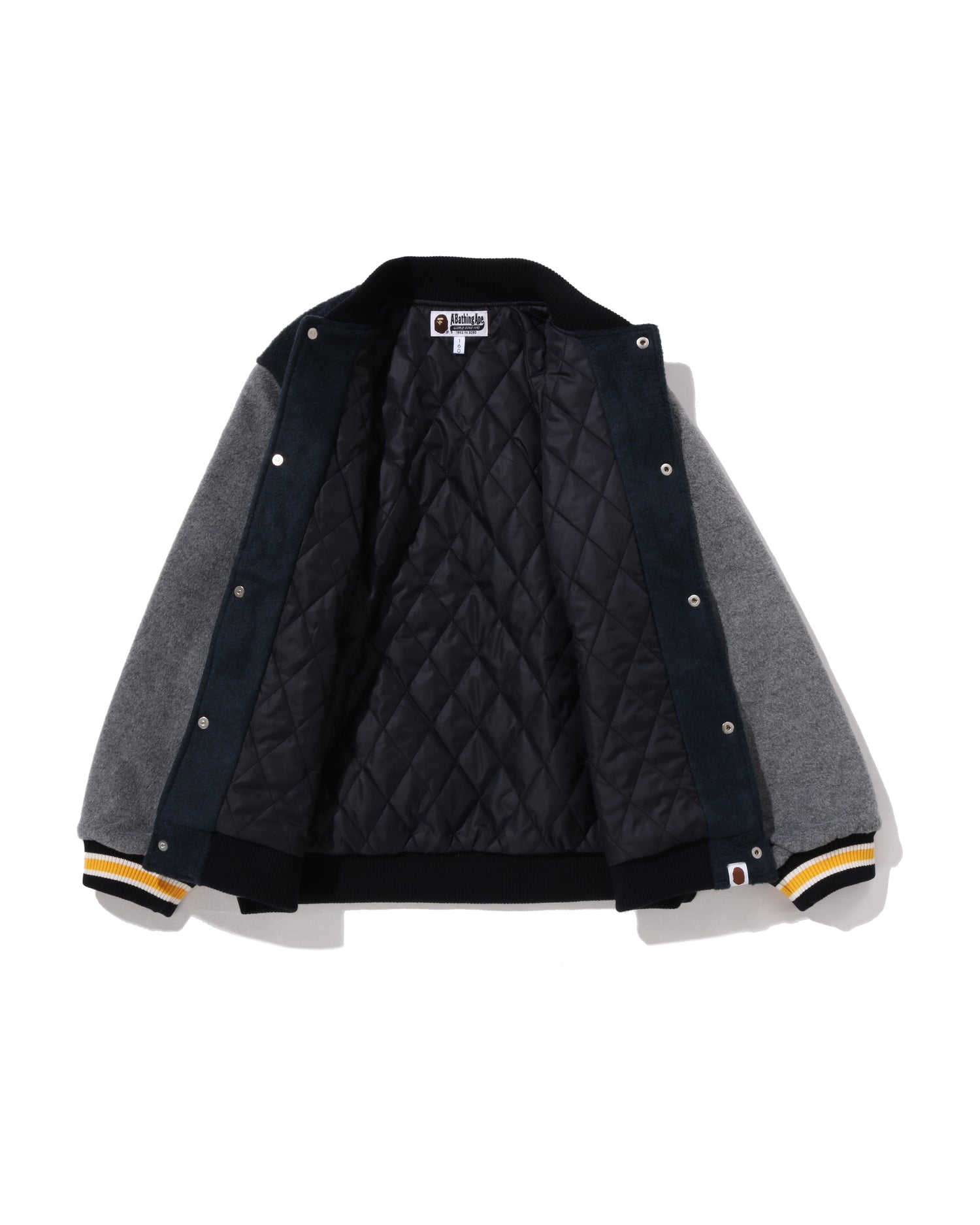 A BATHING APE® Kids 1st Camo Ape Head Varsity Jacket Jr | Bape