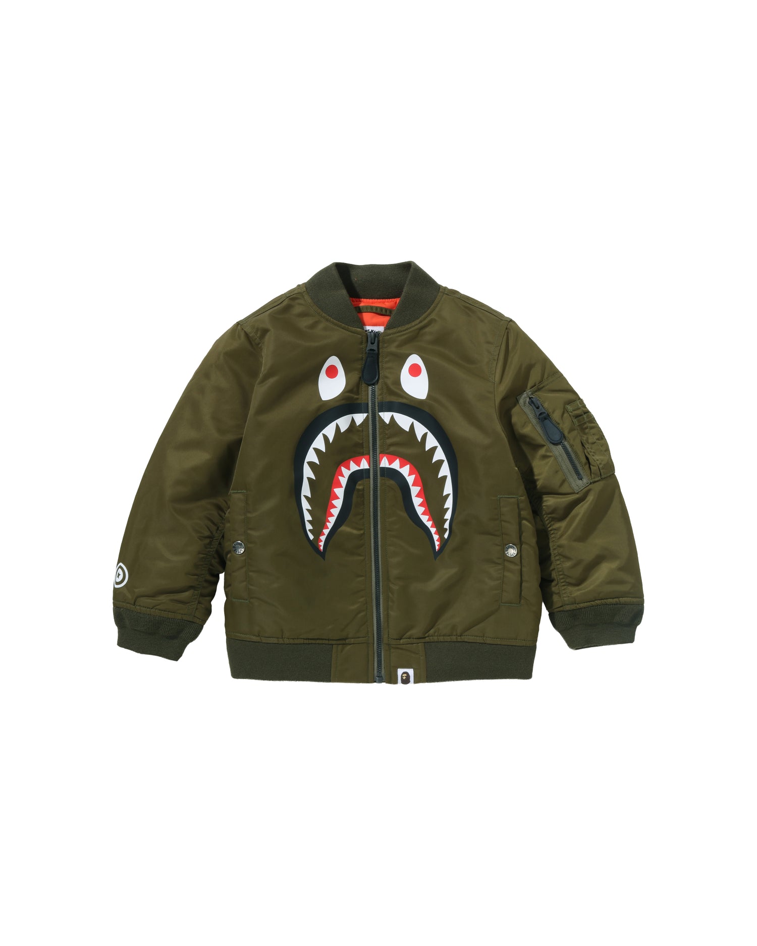A BATHING APE® Kids Shark Ma-1 | Bape official website – INT.BAPE.COM
