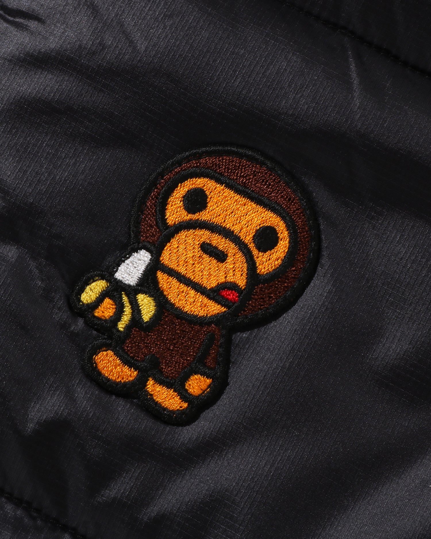 A BATHING APE® Kids Baby Milo Patch Padded Hoodie Jacket | Bape