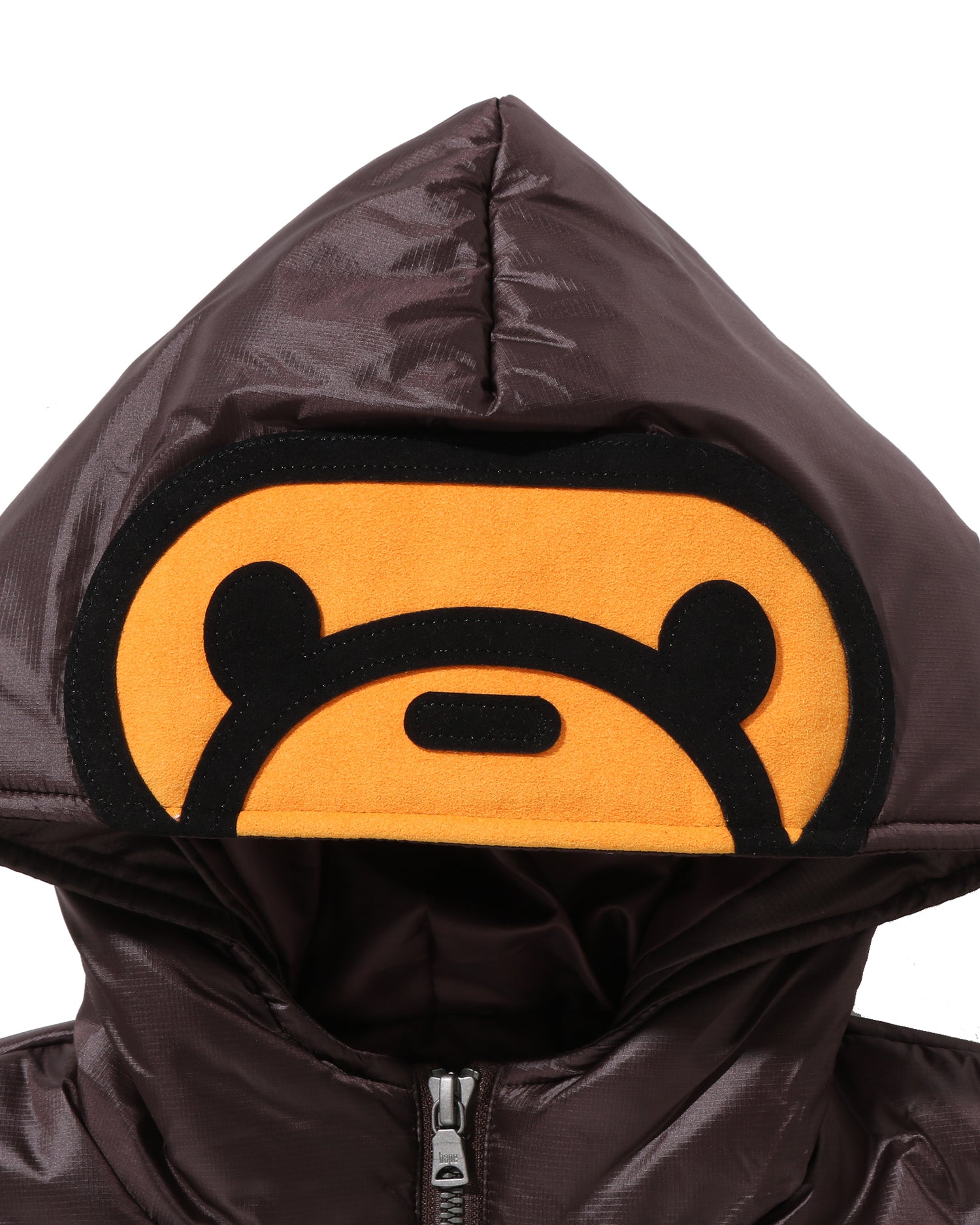 A BATHING APE® Kids Baby Milo Patch Padded Hoodie Jacket | Bape