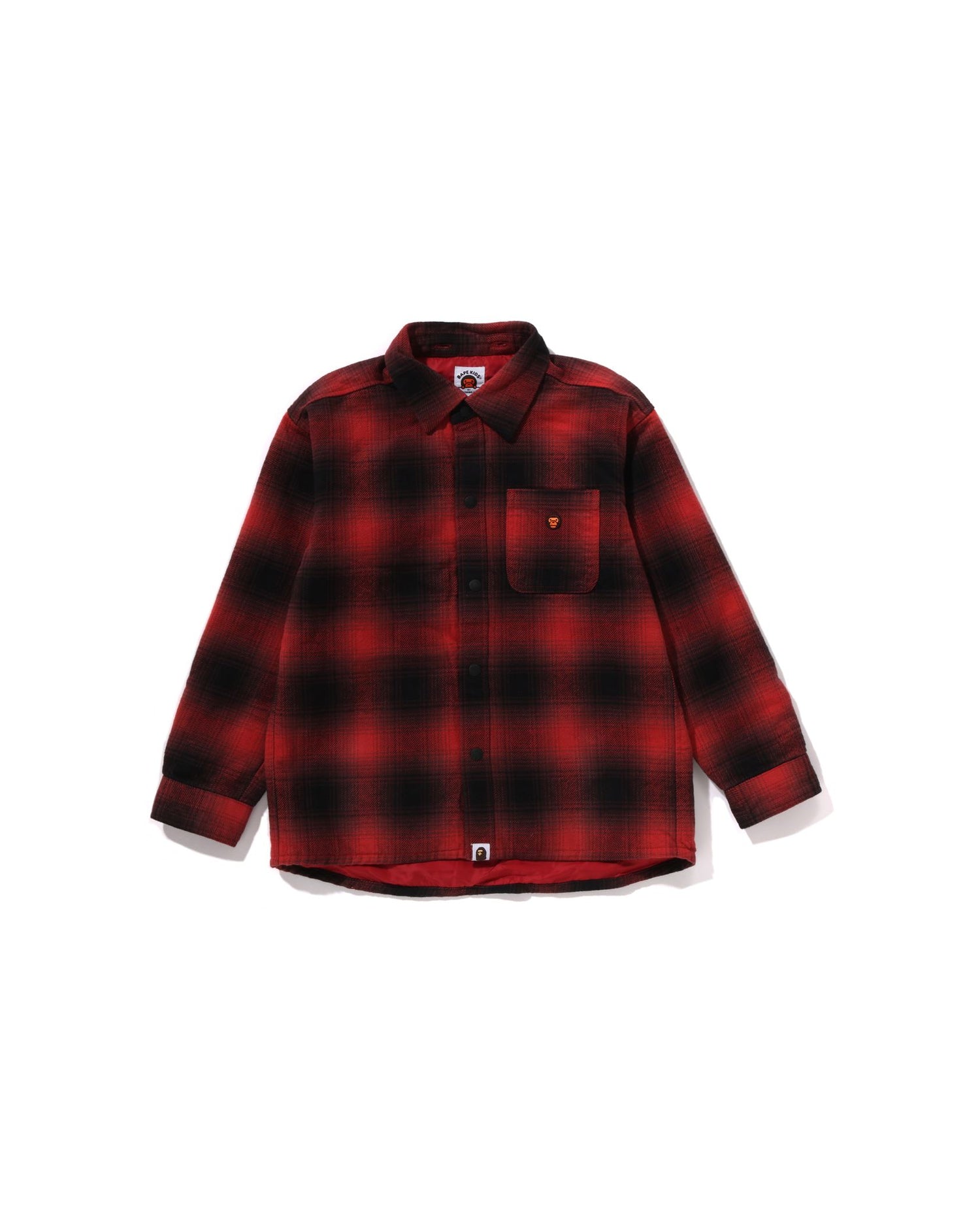 A BATHING APE® Kids Check Hooded Shirt Jacket | Bape A BATHING APE® Kids Check Hooded Shirt Jacket | Bape