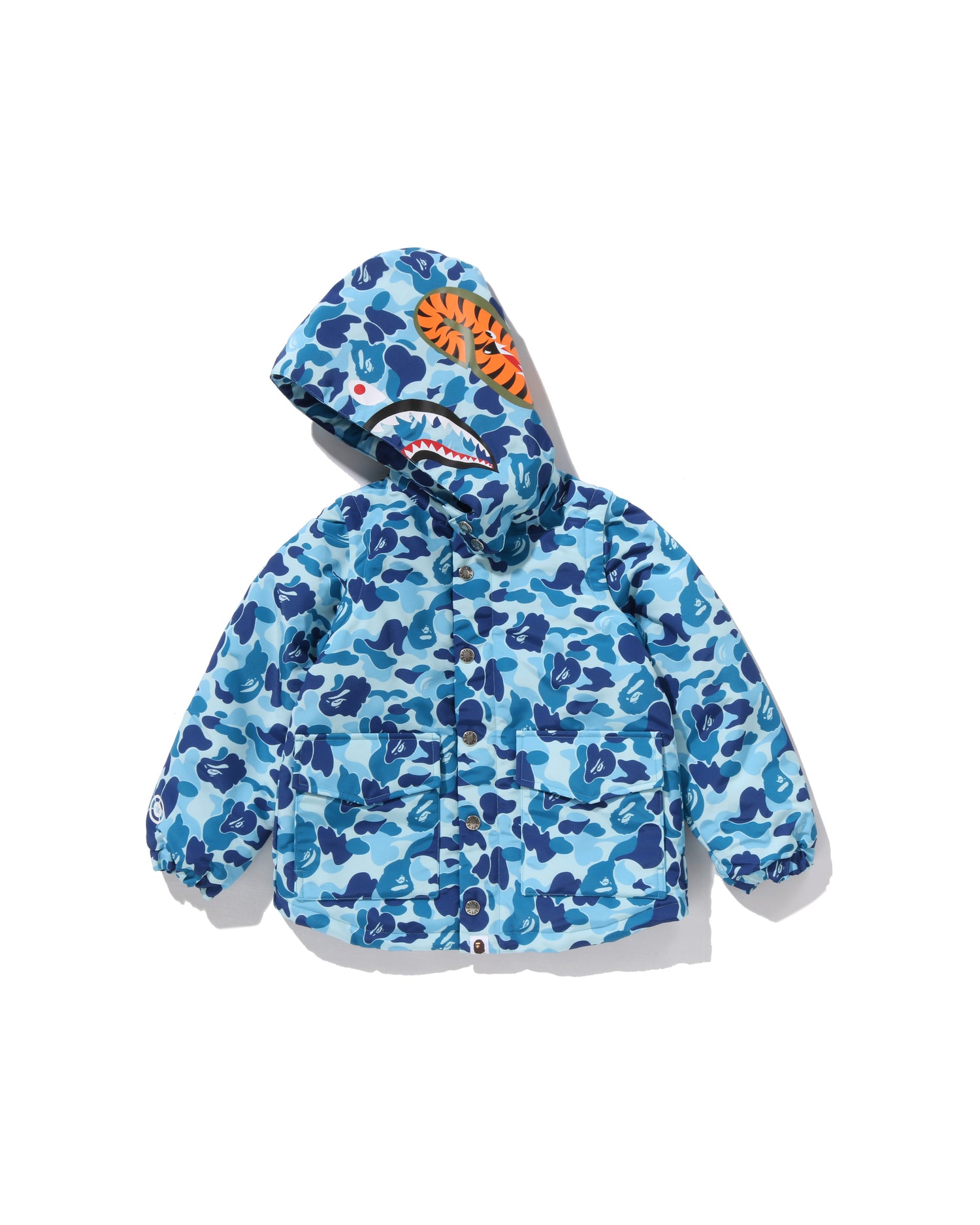 A BATHING APE® Kids Abc Camo Shark 4way Jacket | Bape official