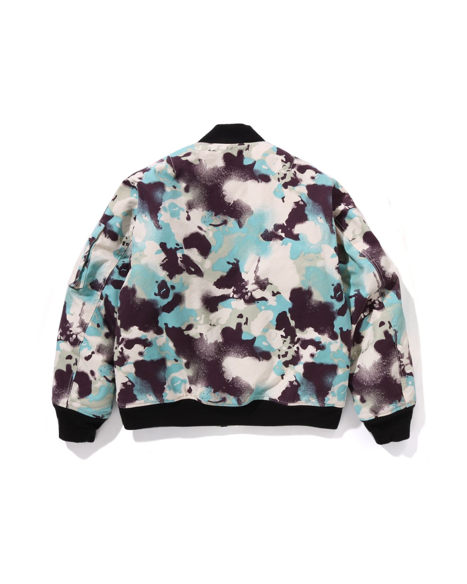 A BATHING APE® Map Camo Bomber Jacket | Bape official A BATHING APE® Map Camo Bomber Jacket | Bape official