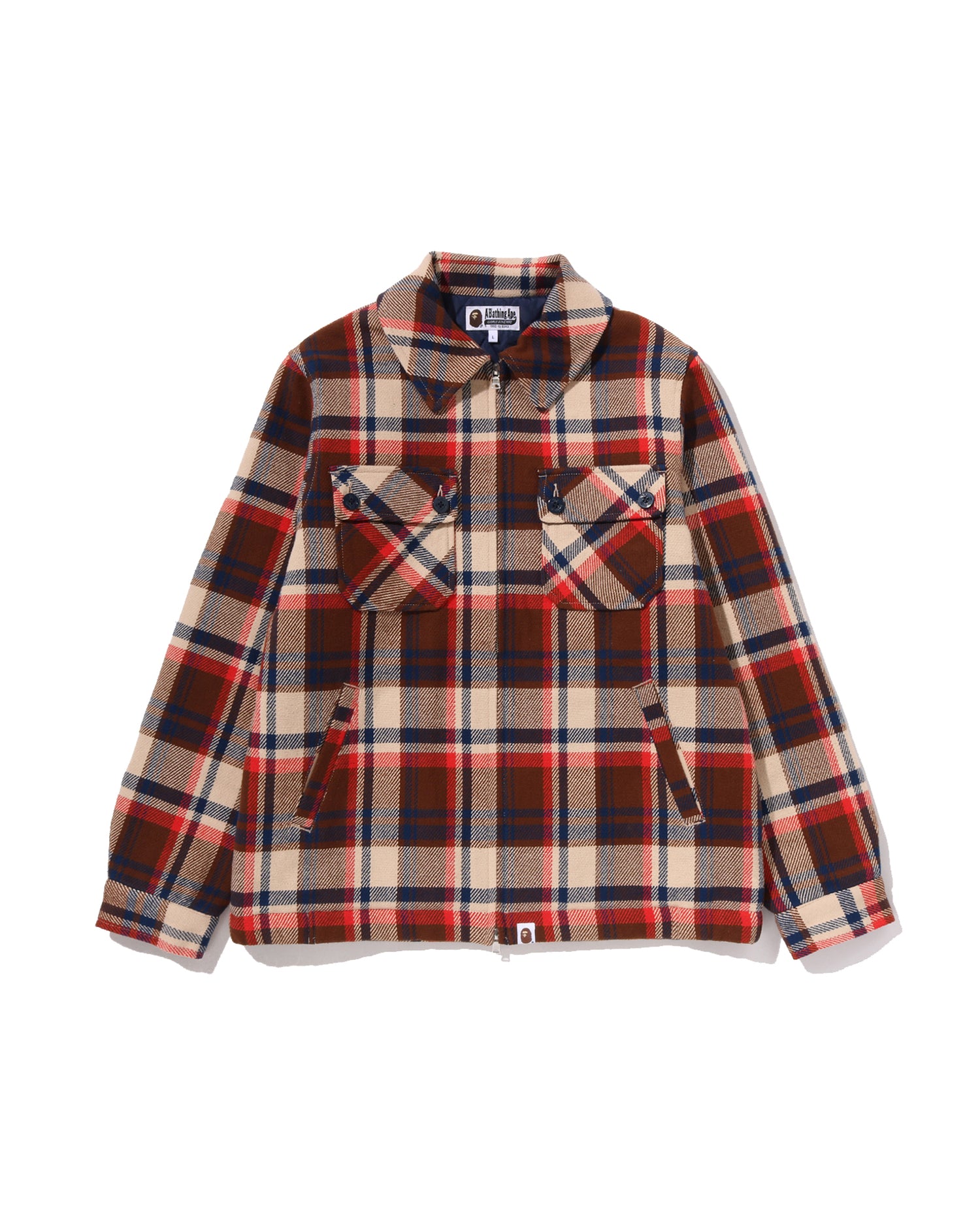 A BATHING APE® BAPE Check Cpo Zip Jacket | Bape official website
