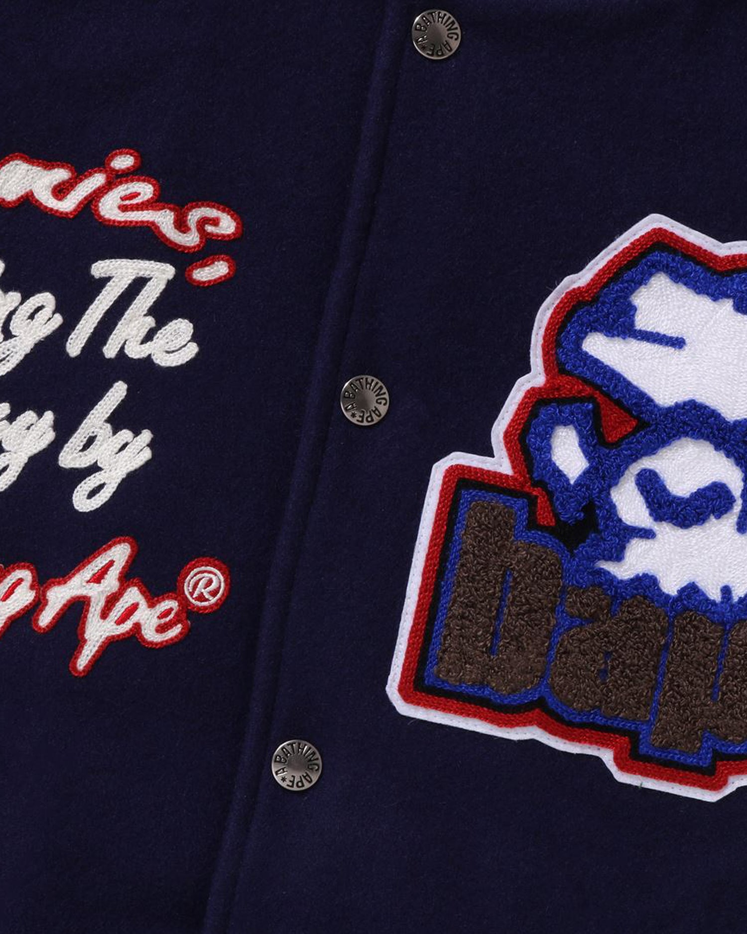 A BATHING APE ジャケット bape size100 A BATHING APE® Bathing Ape Varsity Jacket | Bape official