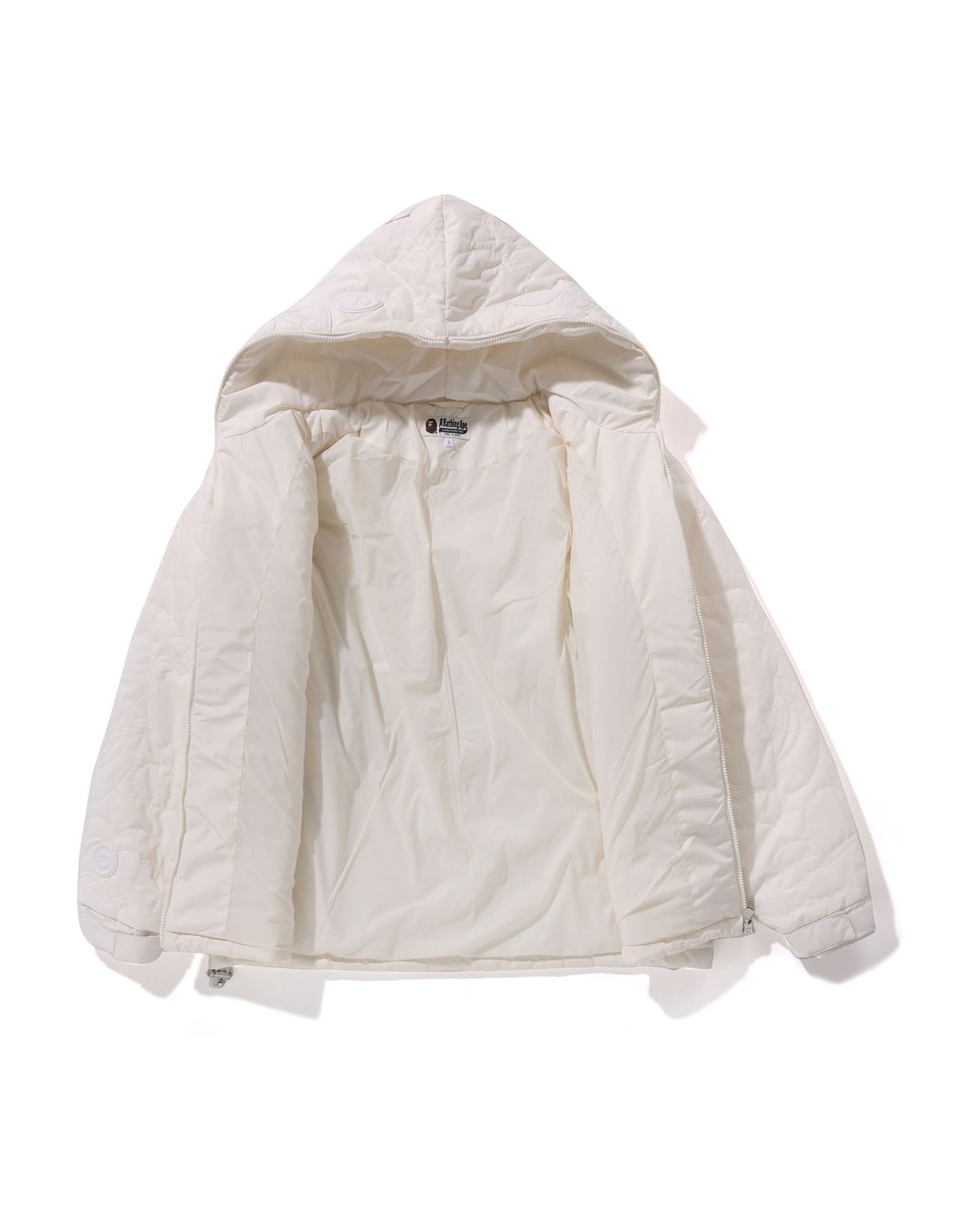 A BATHING APE® Line Camo Quilted Nylon Shark Full Zip Jacket