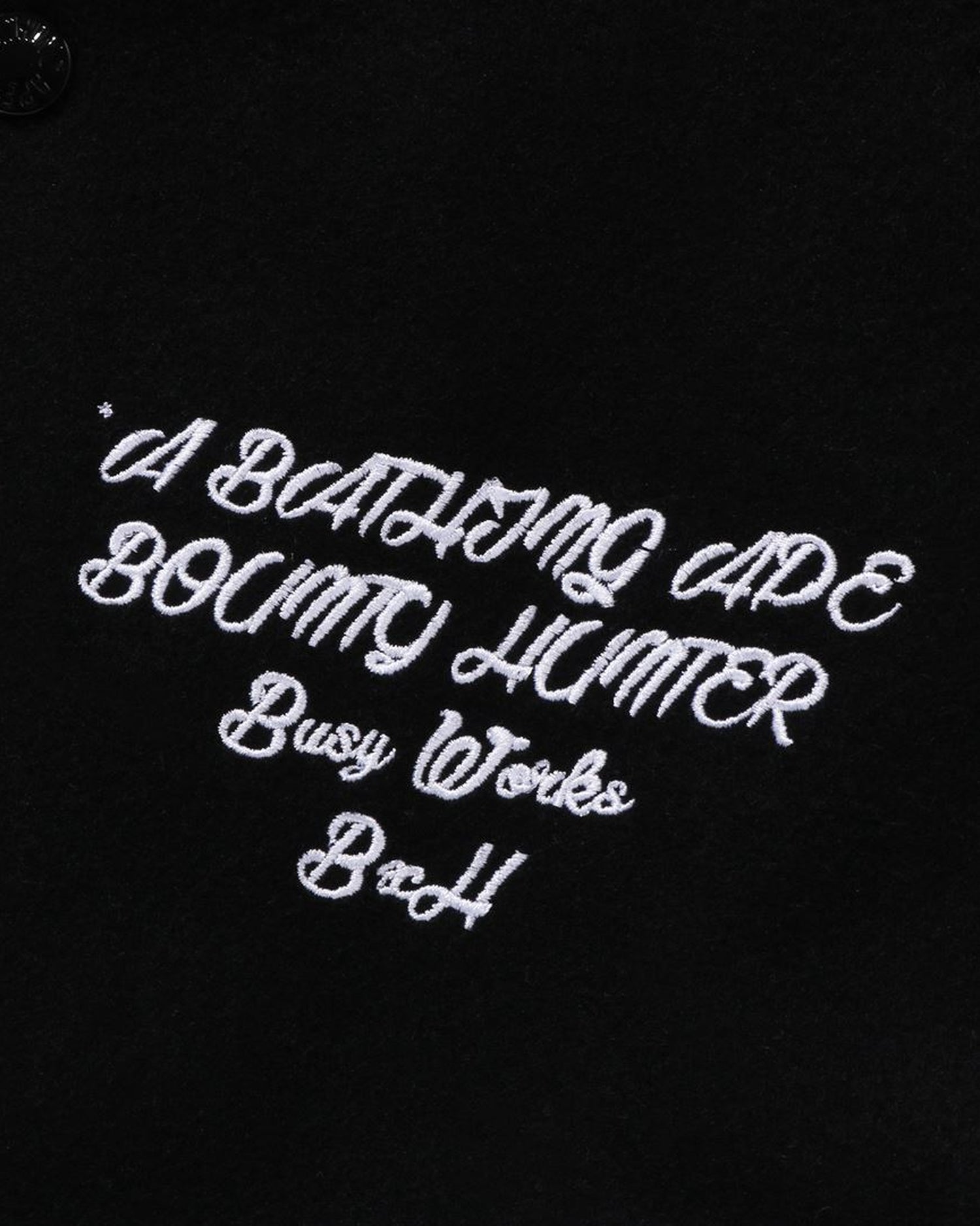 A BATHING APE® BAPE X Bounty Hunter - Varsity Jacket | Bape