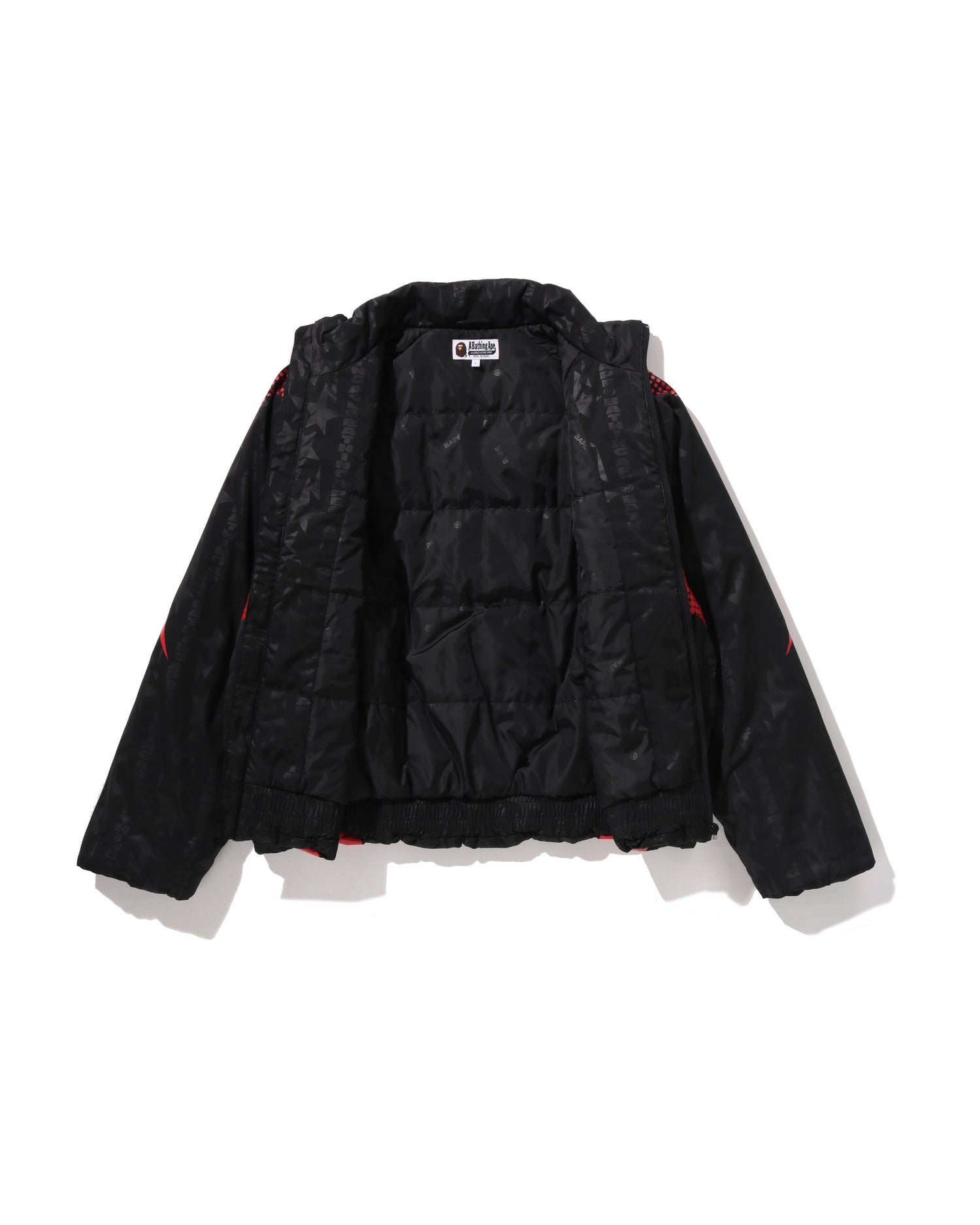 A BATHING APE® Aba Frame Monogram Jacquard Multi Logo Padded