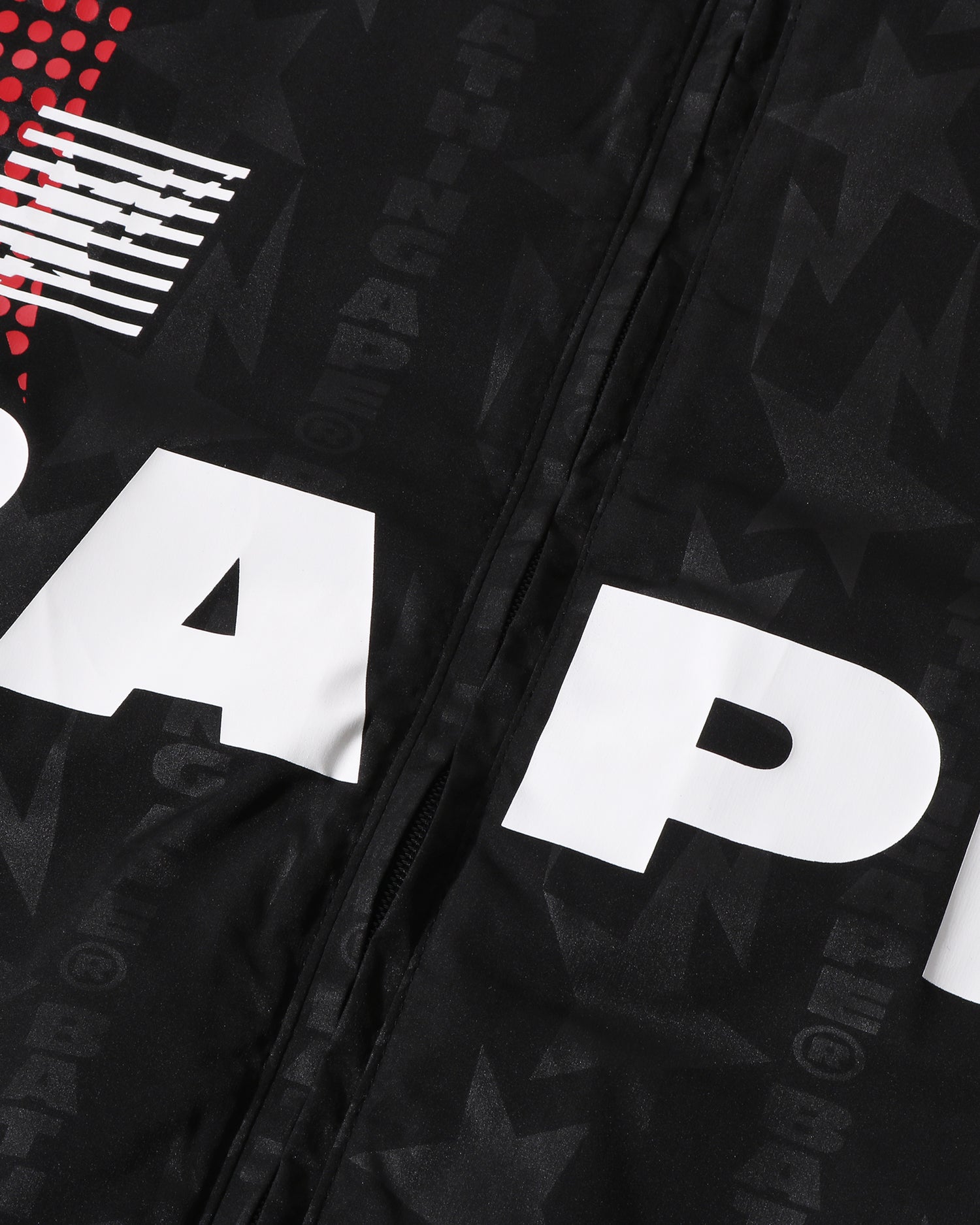 A BATHING APE® Aba Frame Monogram Jacquard Multi Logo Padded