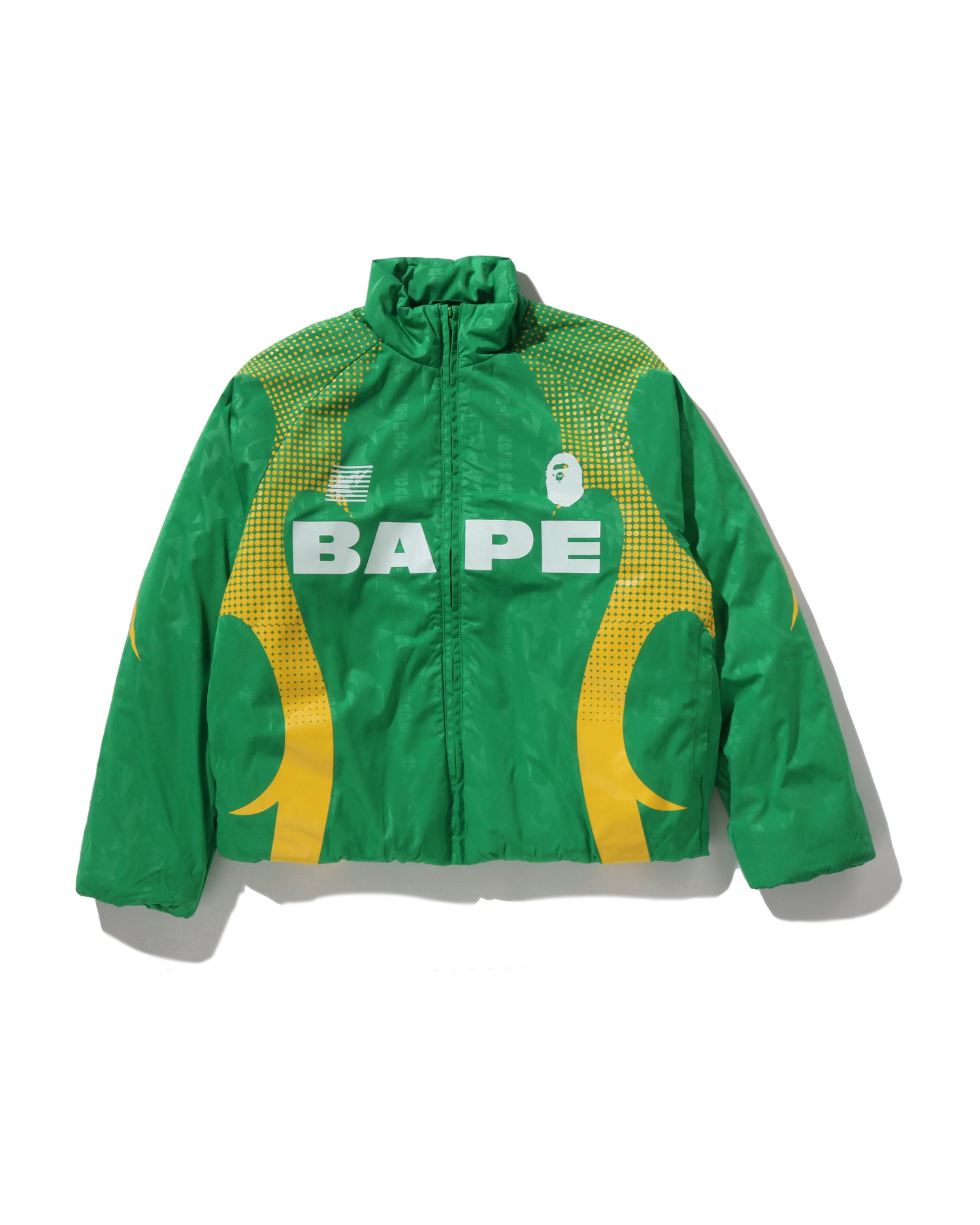 A BATHING APE® Aba Frame Monogram Jacquard Multi Logo Padded
