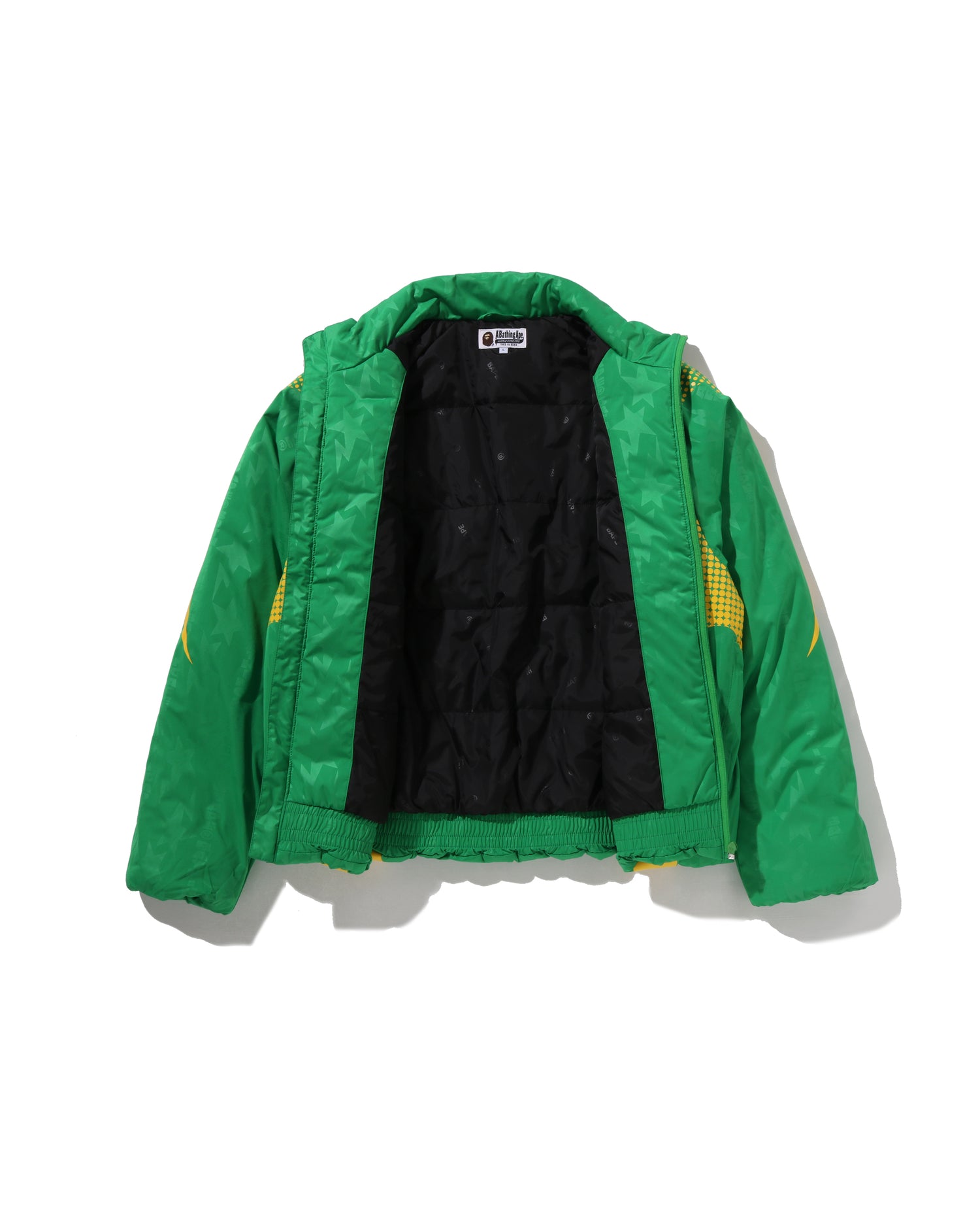 A BATHING APE® Aba Frame Monogram Jacquard Multi Logo Padded