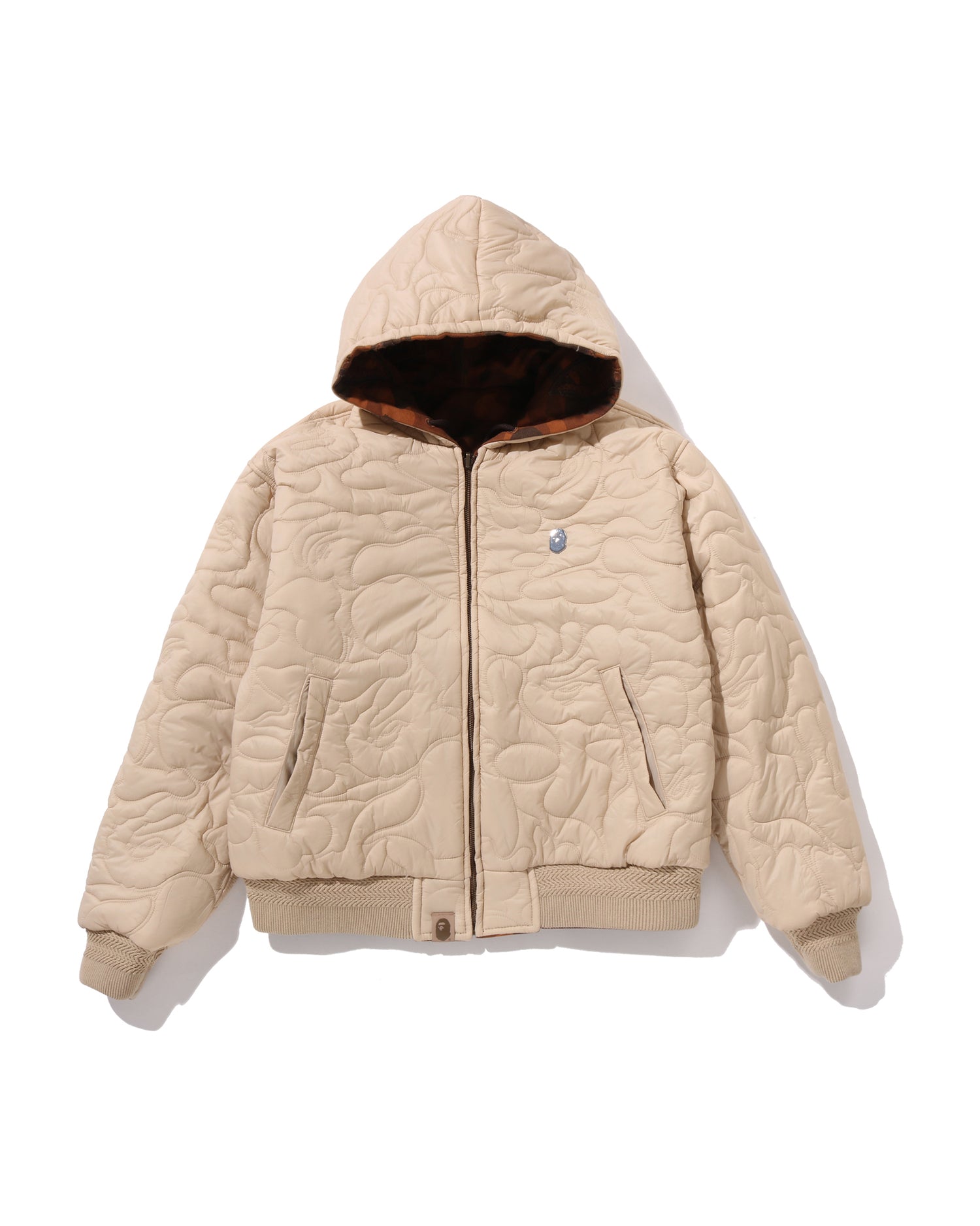 A BATHING APE® Solid 1st Camo Reversible Shark Zip Heavy Jacket A BATHING APE® Solid 1st Camo Reversible Shark Zip Heavy Jacket