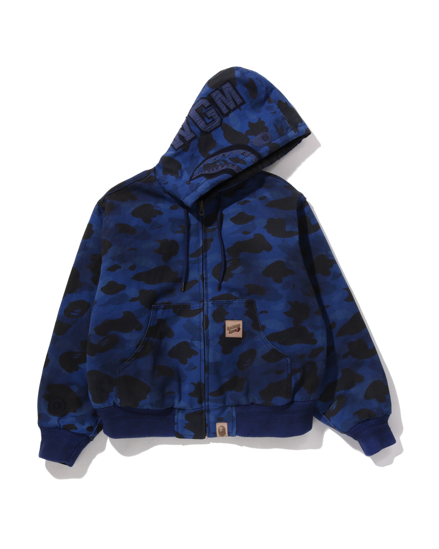 A BATHING APE® Solid 1st Camo Reversible Shark Zip Heavy Jacket