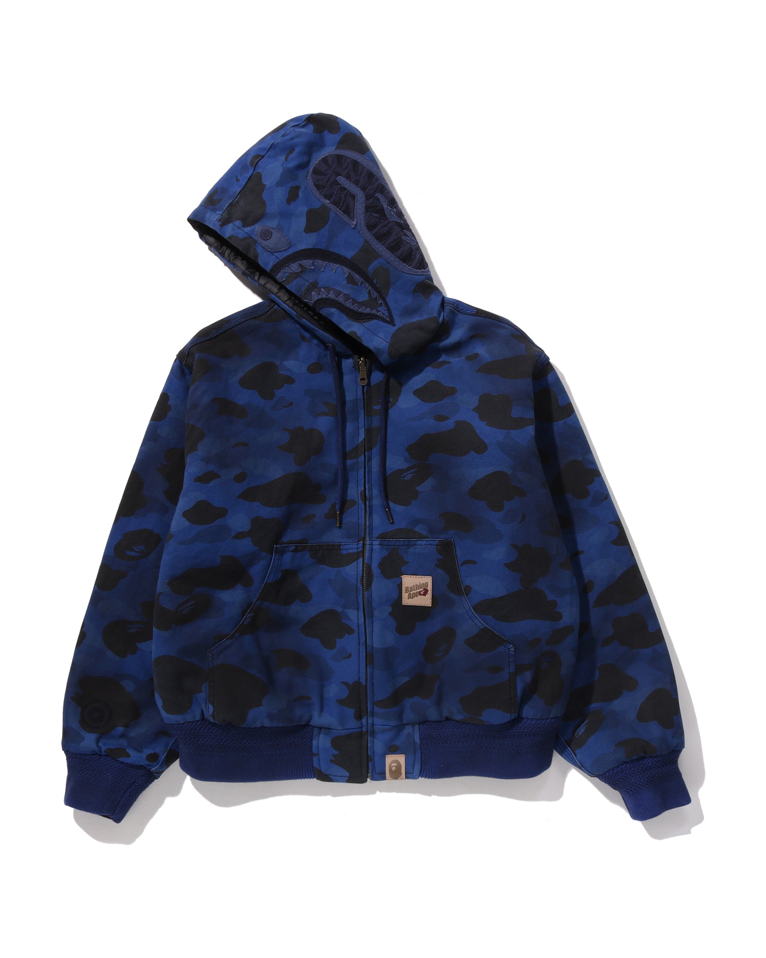 A BATHING APE® Solid 1st Camo Reversible Shark Zip Heavy Jacket
