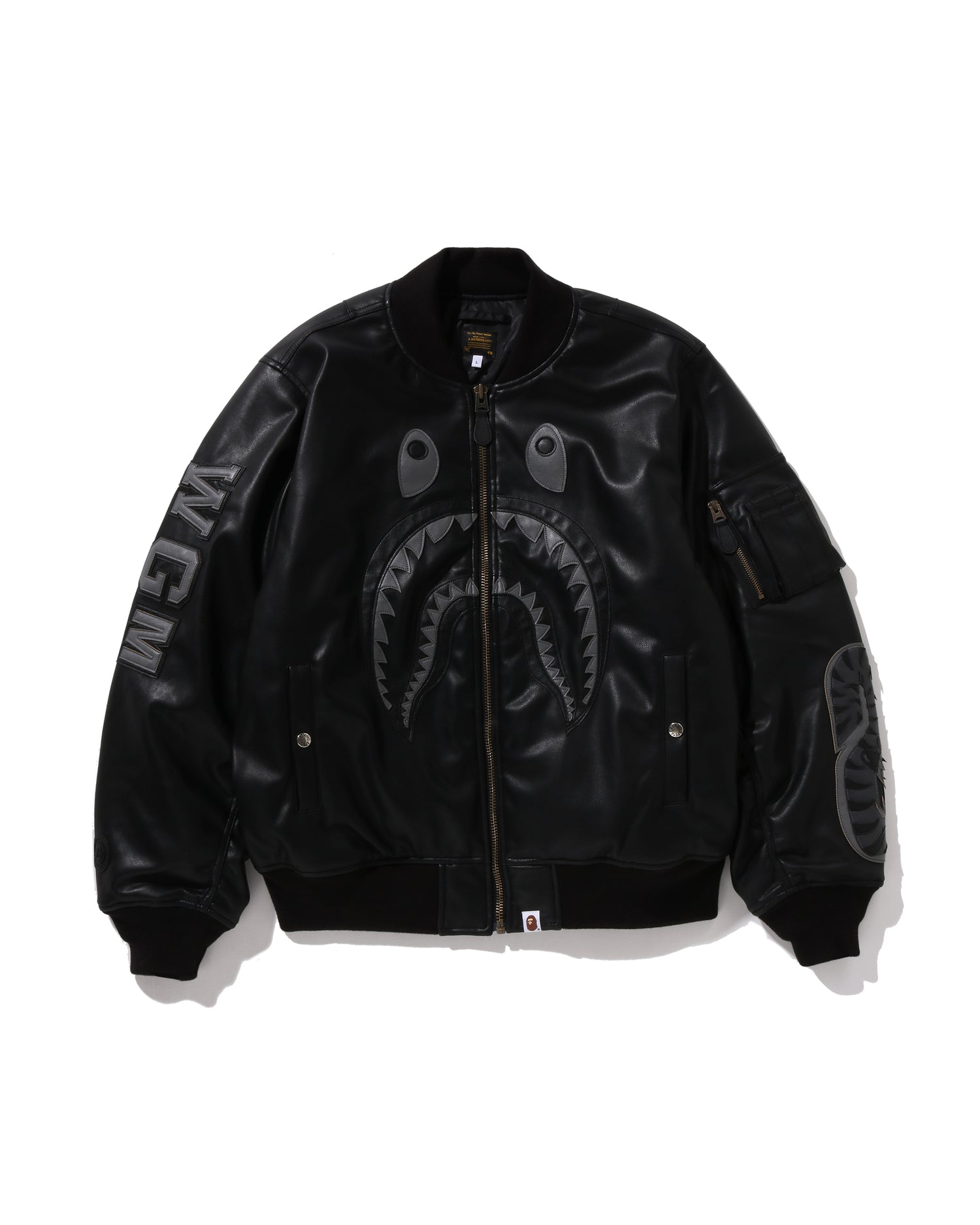 A BATHING APE® Shark Bomber Jacket | Bape official website