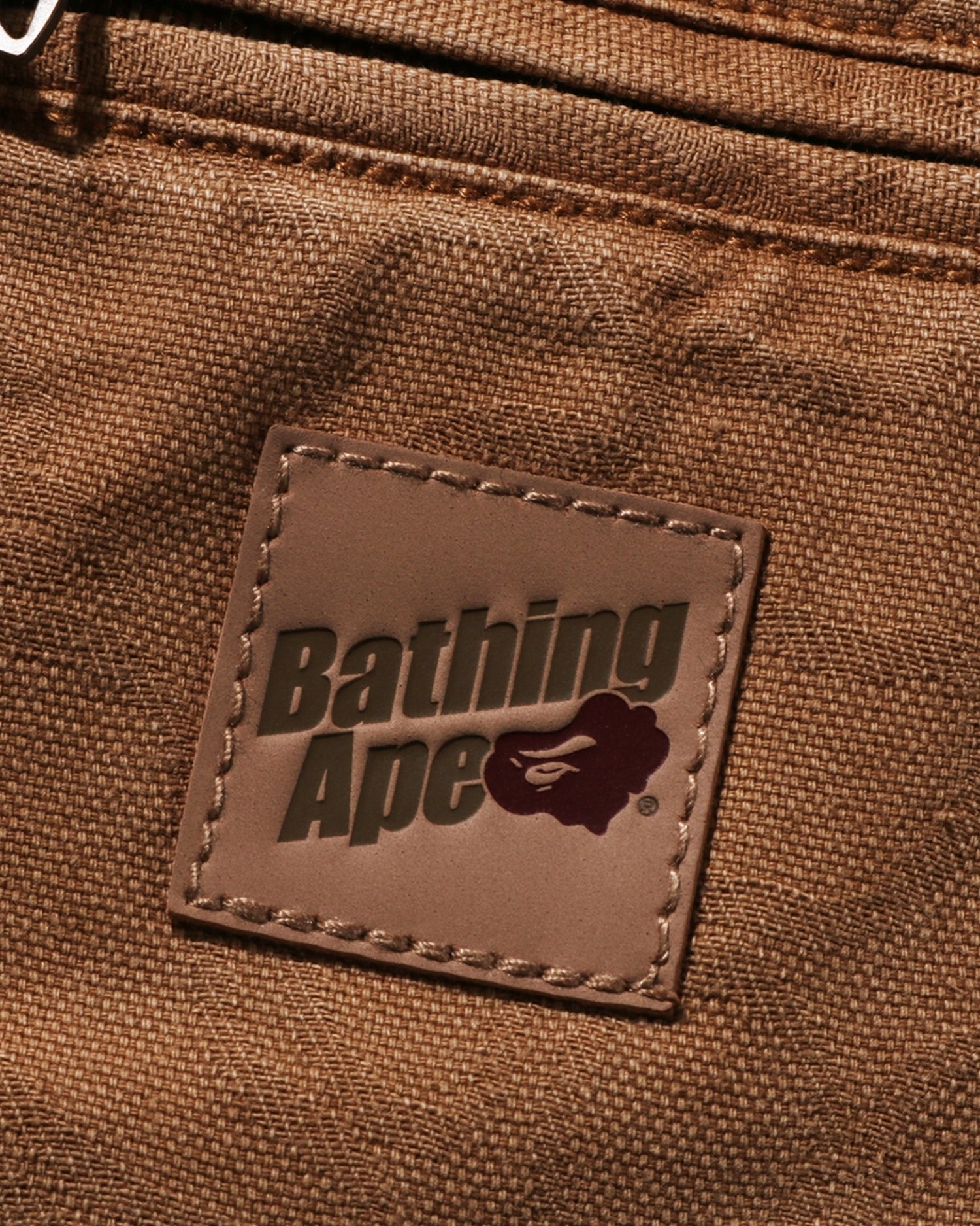 A BATHING APE® Line Camo Jacquard Garment Dyed Padded Work Jacket