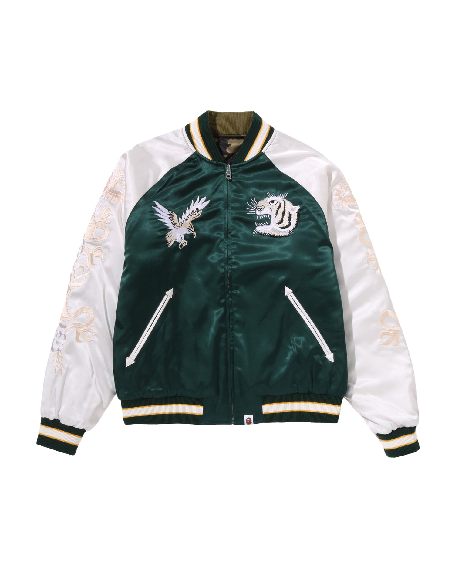 A BATHING APE® 1st Camo Reversible STA Quilted Souvenir Jacket