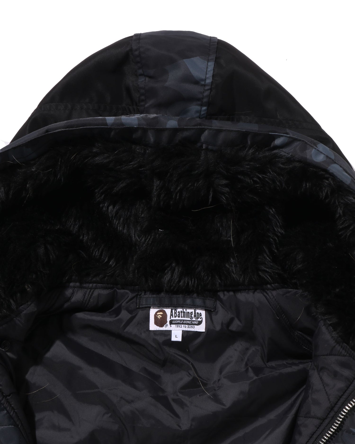 A BATHING APE® Color Camo N-3b Padded Jacket | Bape official