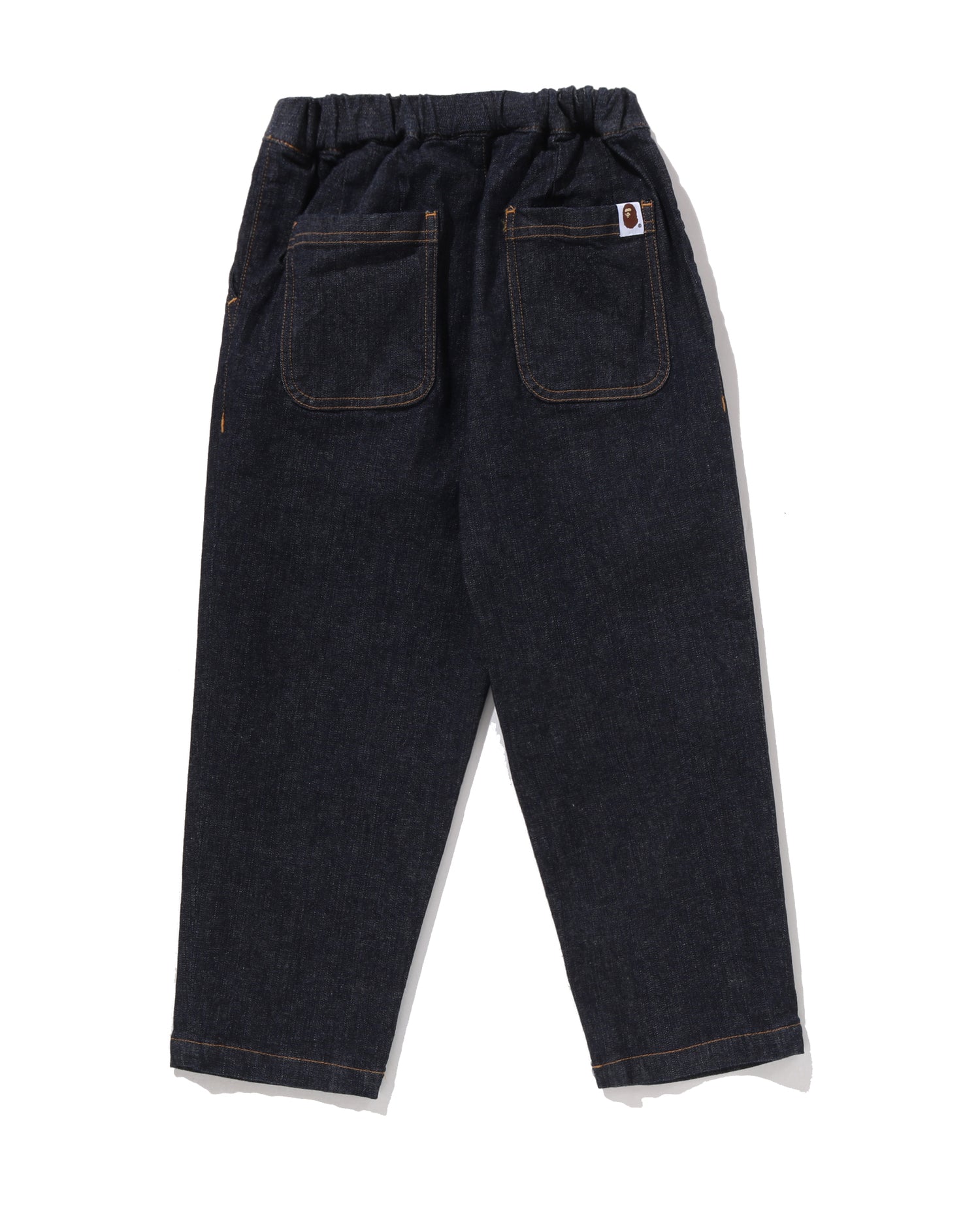 A BATHING APE® Kids Ape Head 10 Oz Stretch Denim Pants Jr | Bape