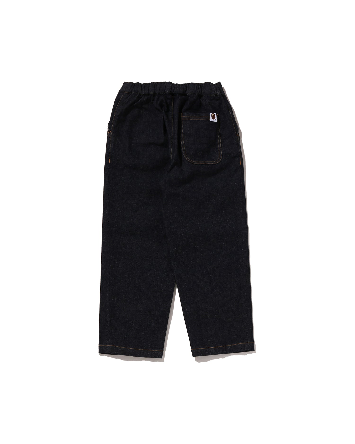 A BATHING APE® Kids Milo Face 10 Oz Denim Pants | Bape official