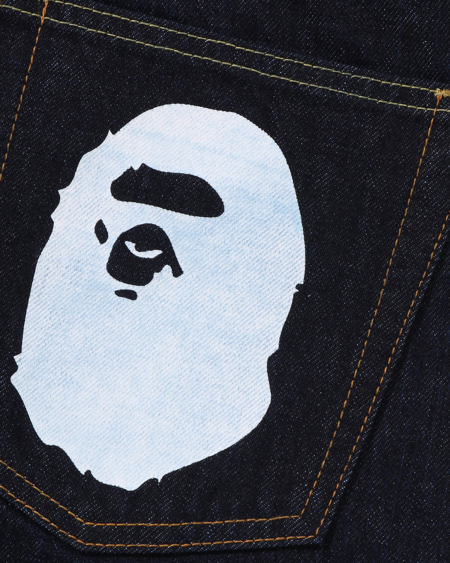 A BATHING APE® Ape Head Denim Pants | Bape official website – INT