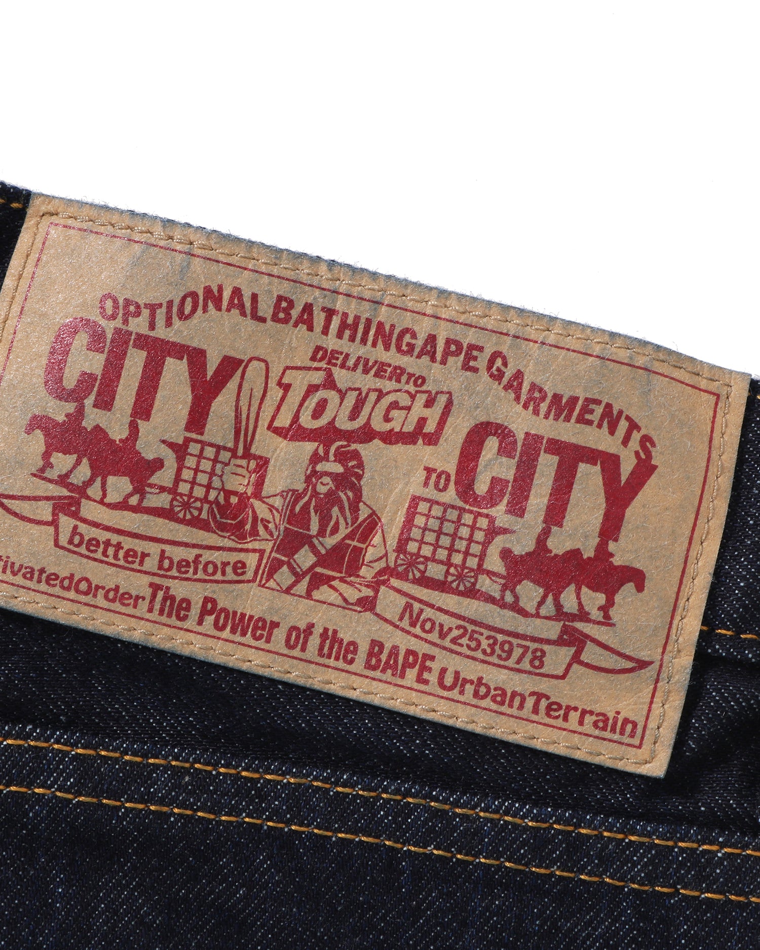 A BATHING APE® Ape Head Denim Pants | Bape official website – INT