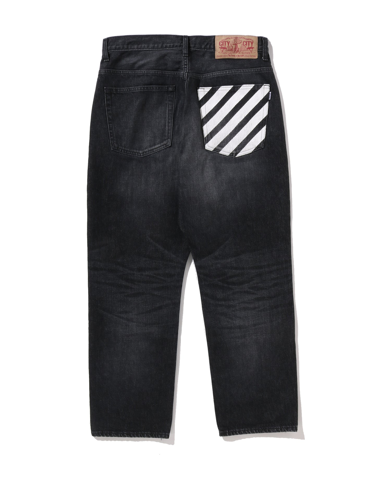 マイロ君 A BATHING APE® Milo Face 13 Oz Denim Pants | Bape official website