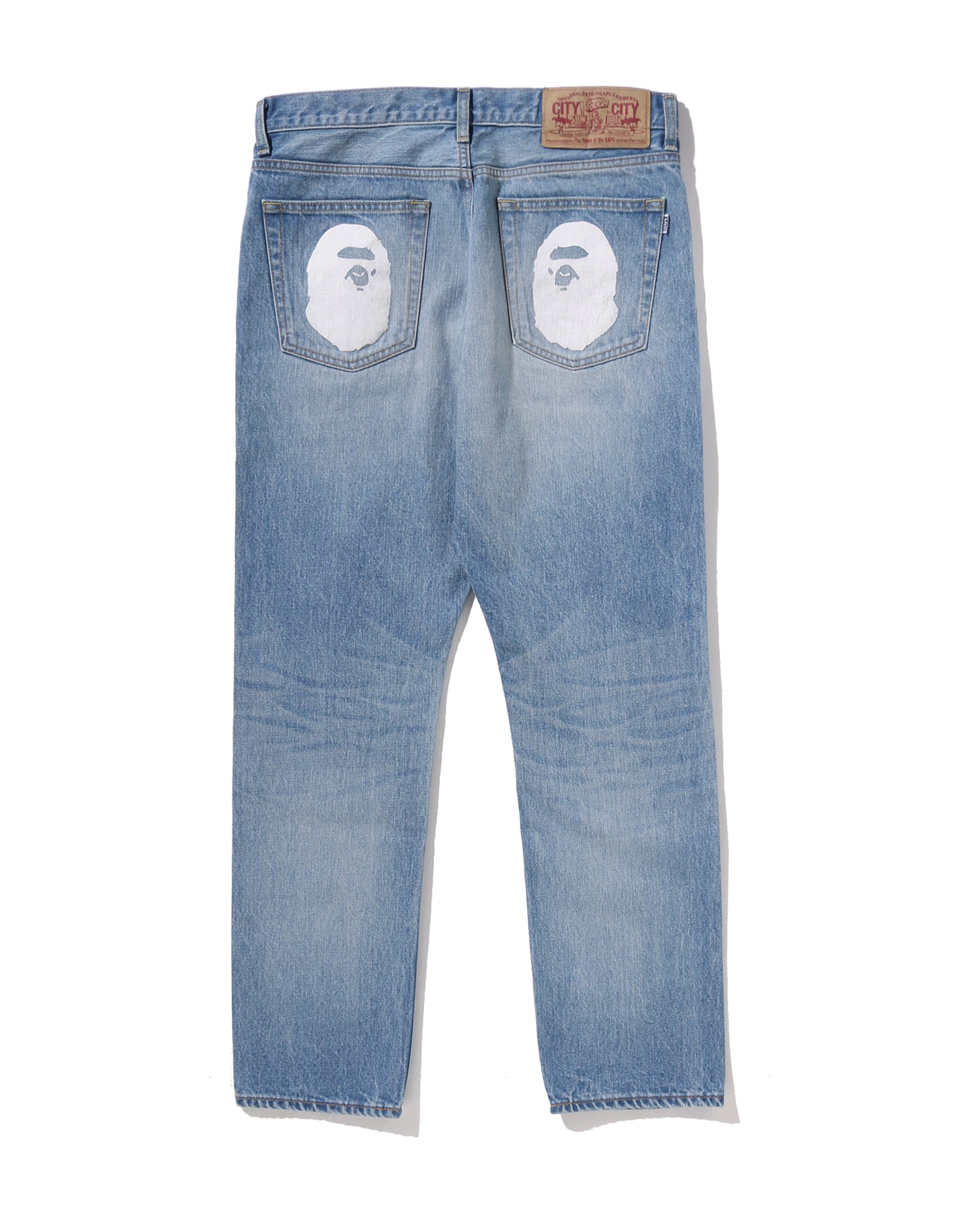 A BATHING APE® Ape Head Denim Pants | Bape official website – INT