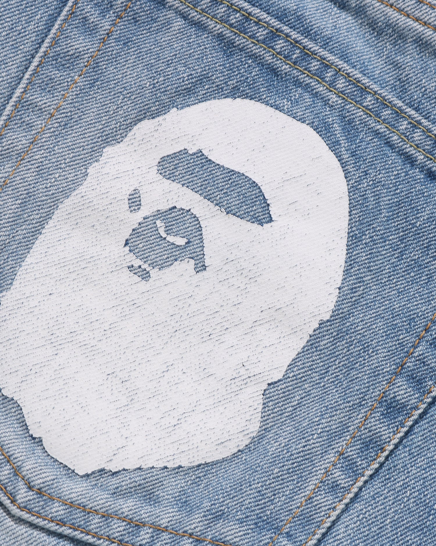 A BATHING APE® Ape Head Denim Pants | Bape official website – INT