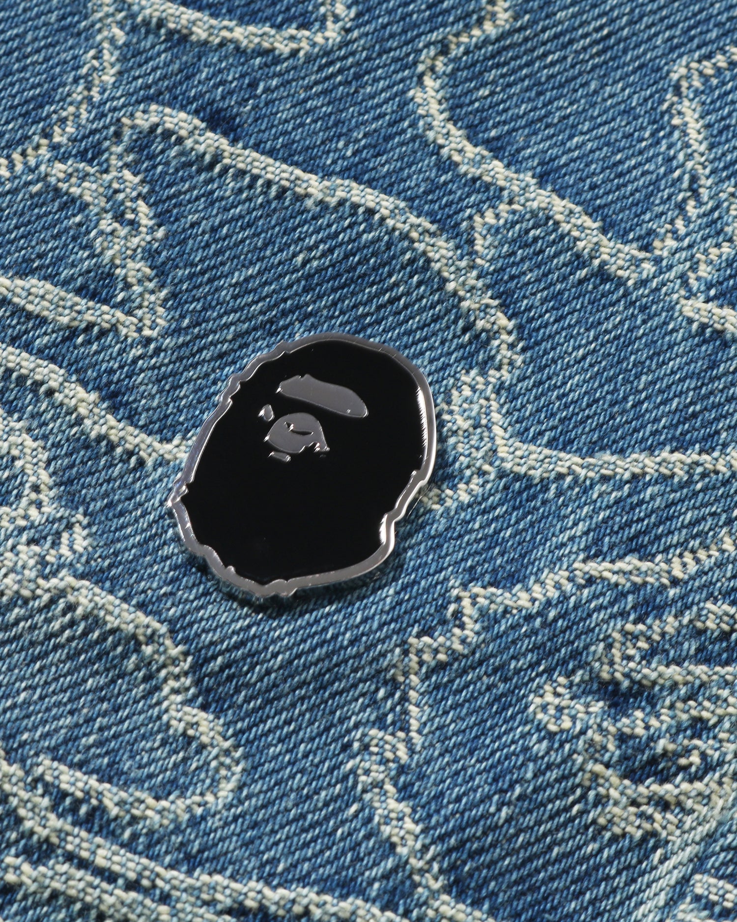 A BATHING APE® Line Camo Jacquard One Point Relaxed Fit 13oz