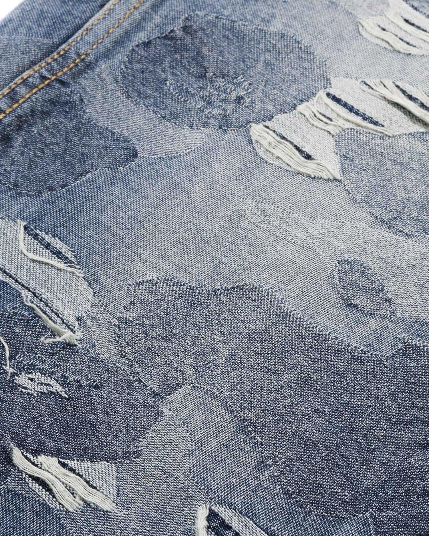A BATHING APE® Solid Camo Jacquard Denim Pants | Bape official