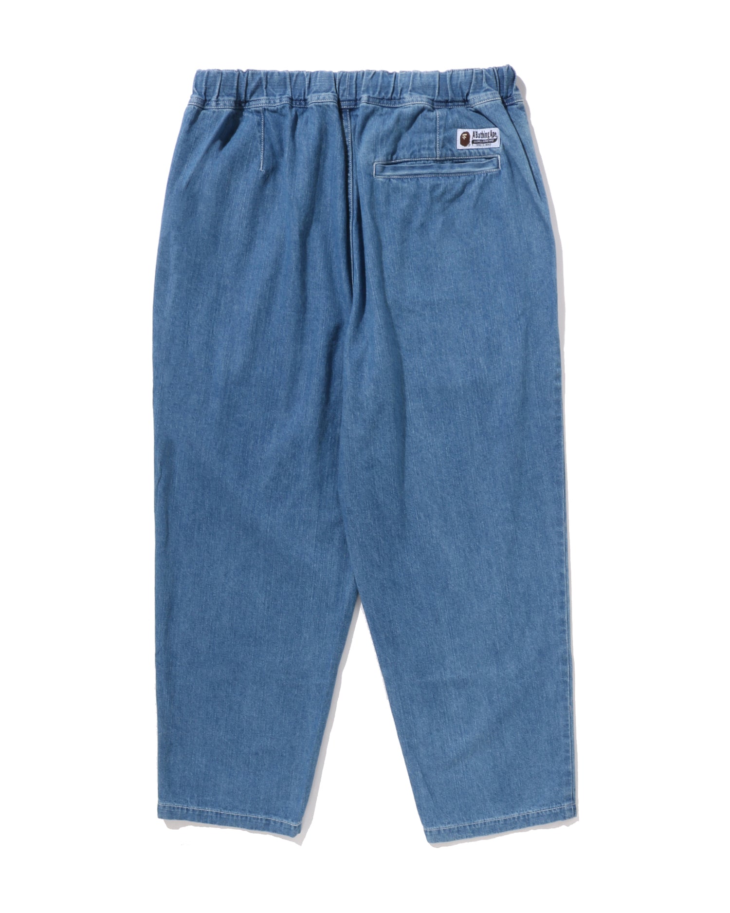 A BATHING APE® One Point 1 Pleat Elasticated Denim Pants
