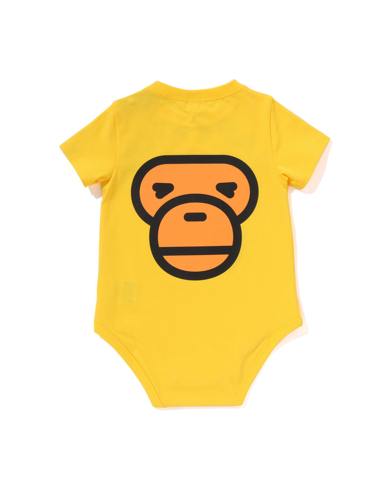 A BATHING APE® Babies Baby Milo Face Bodysuit Bape official