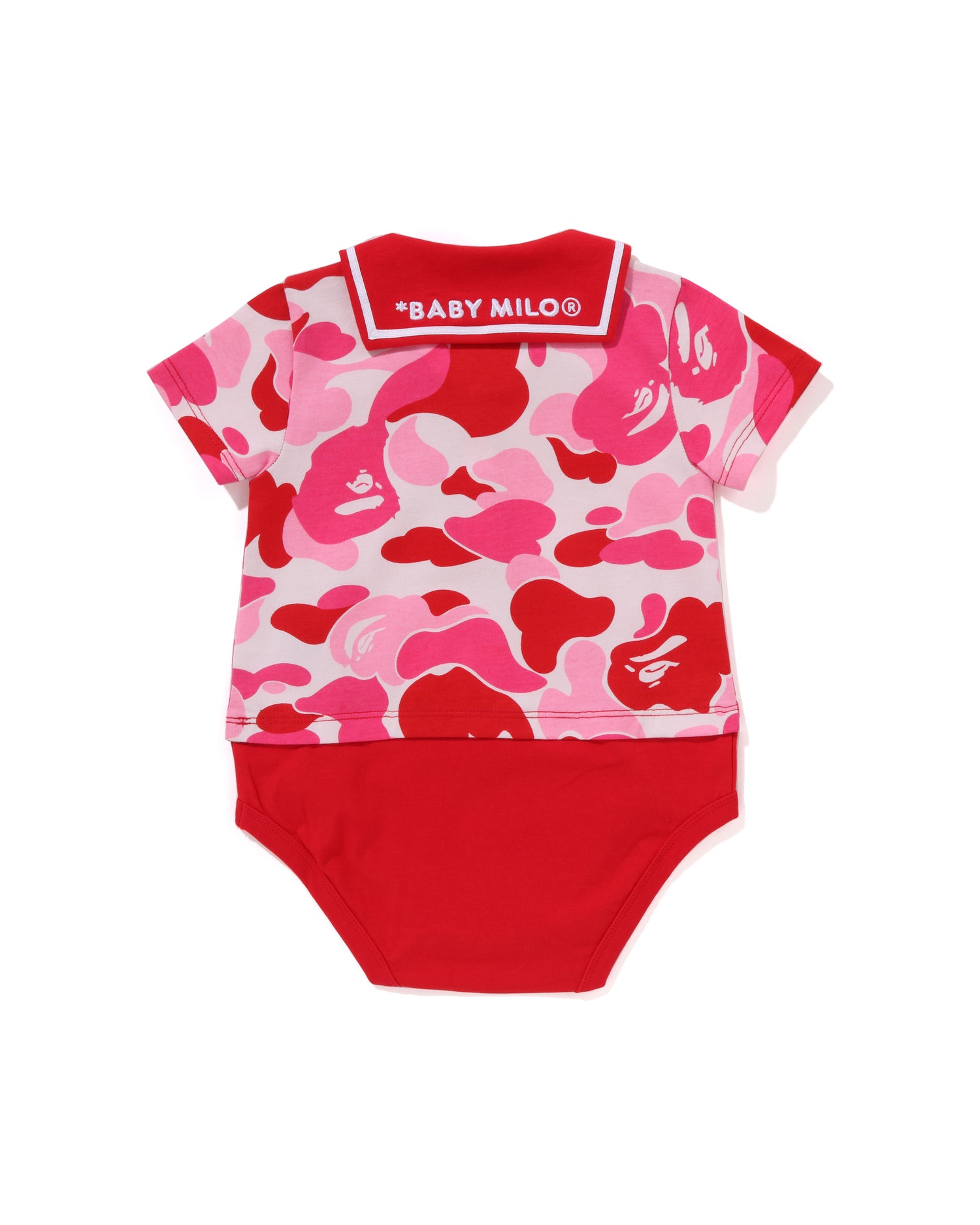 A BATHING APE - BABYMILO Nabe A BATHING APE® Babies Abc Camo Baby Milo Sailor Collar