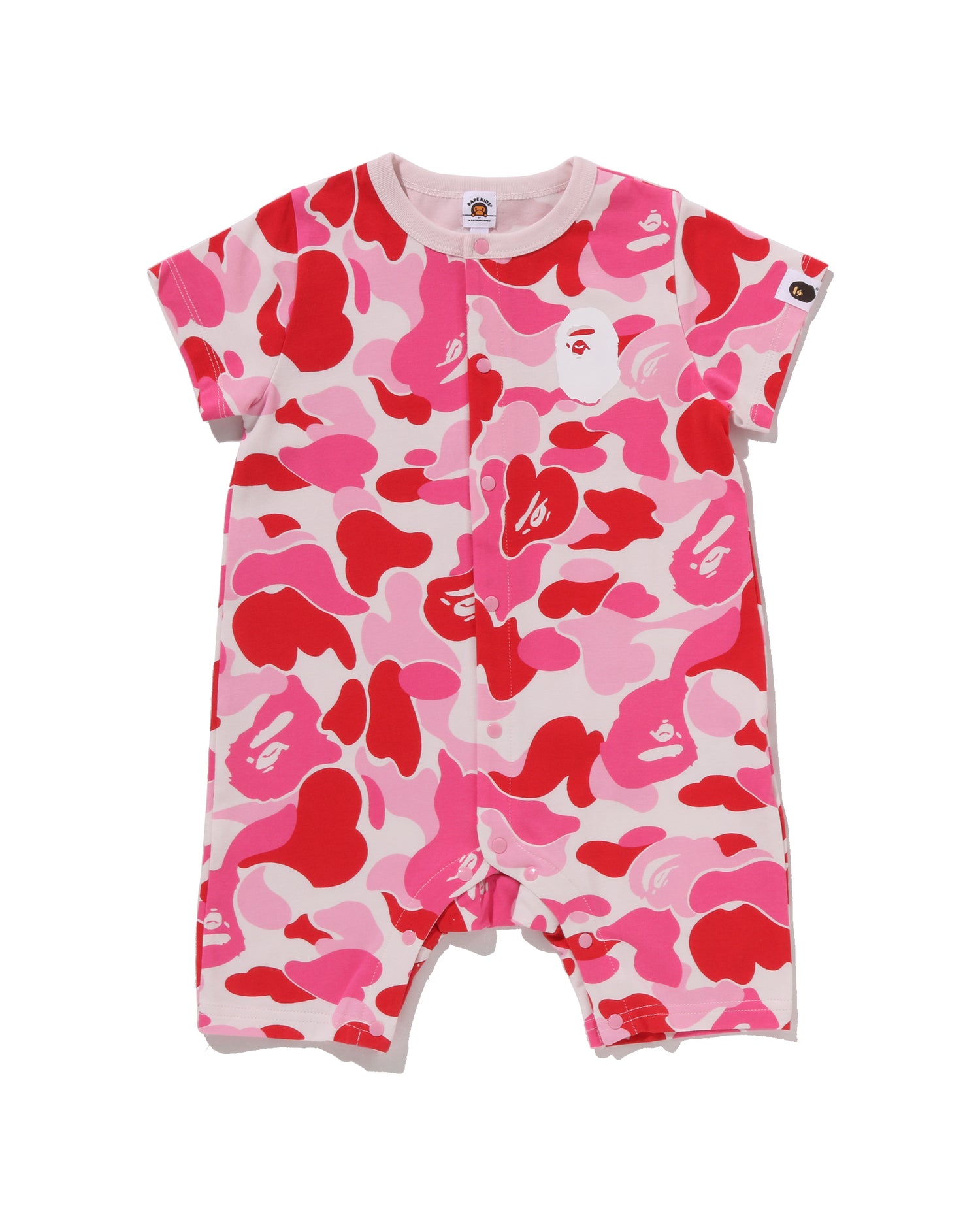 A BATHING APE® Babies Abc Camo Ape Head Rompers | Bape official