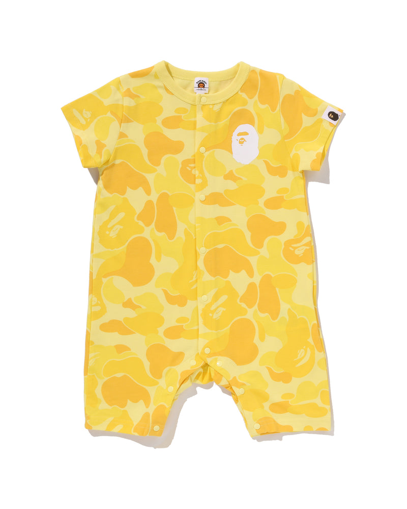 A BATHING APE® Babies Abc Camo Ape Head Rompers | Bape official 