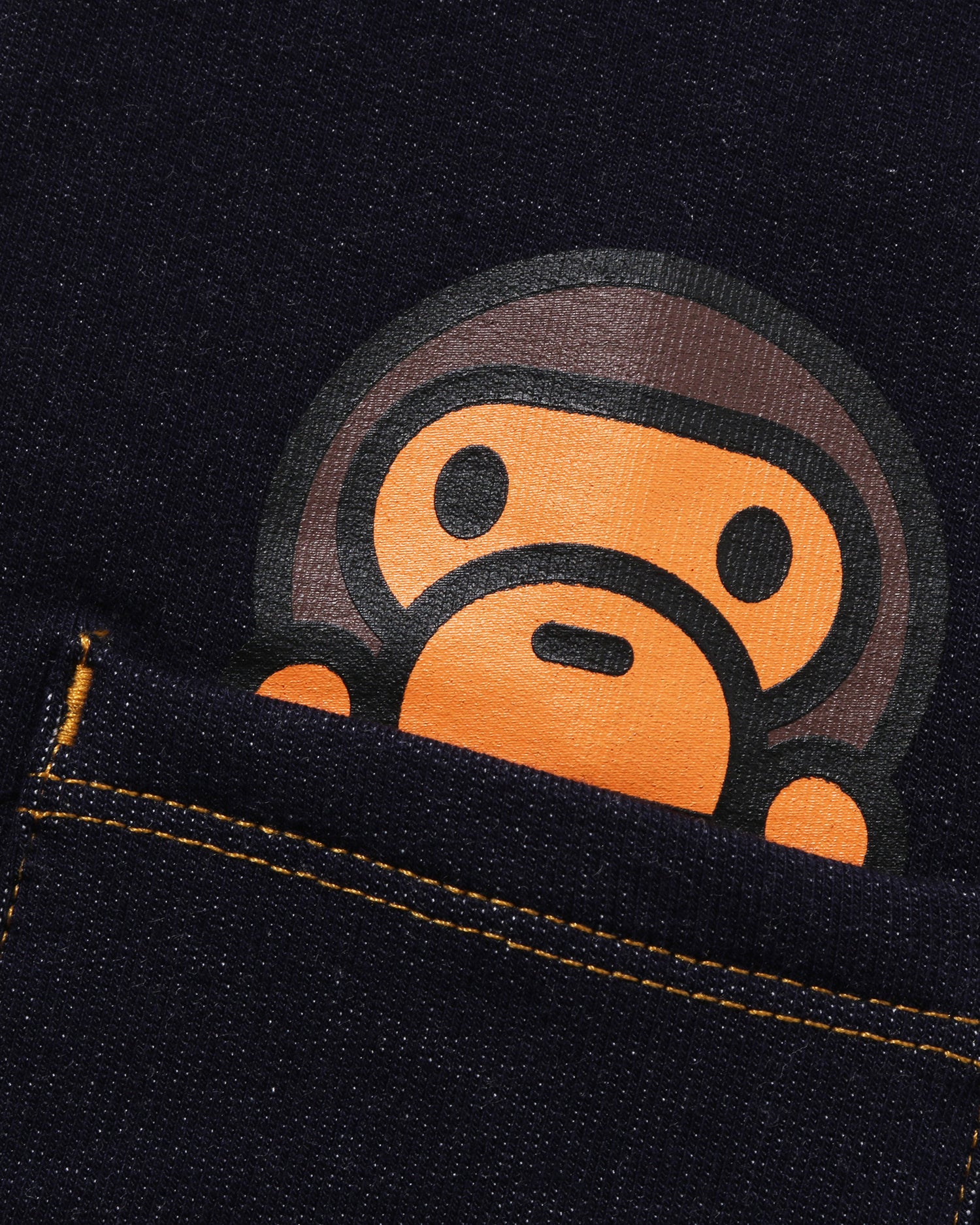 A BATHING APE® Babies Baby Milo Monogram Salopette Layered Rompers