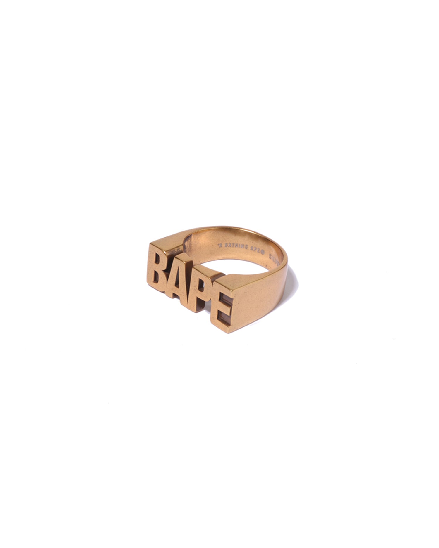 A BATHING APE® BAPE Logo Ring | Bape official website – INT.BAPE.COM