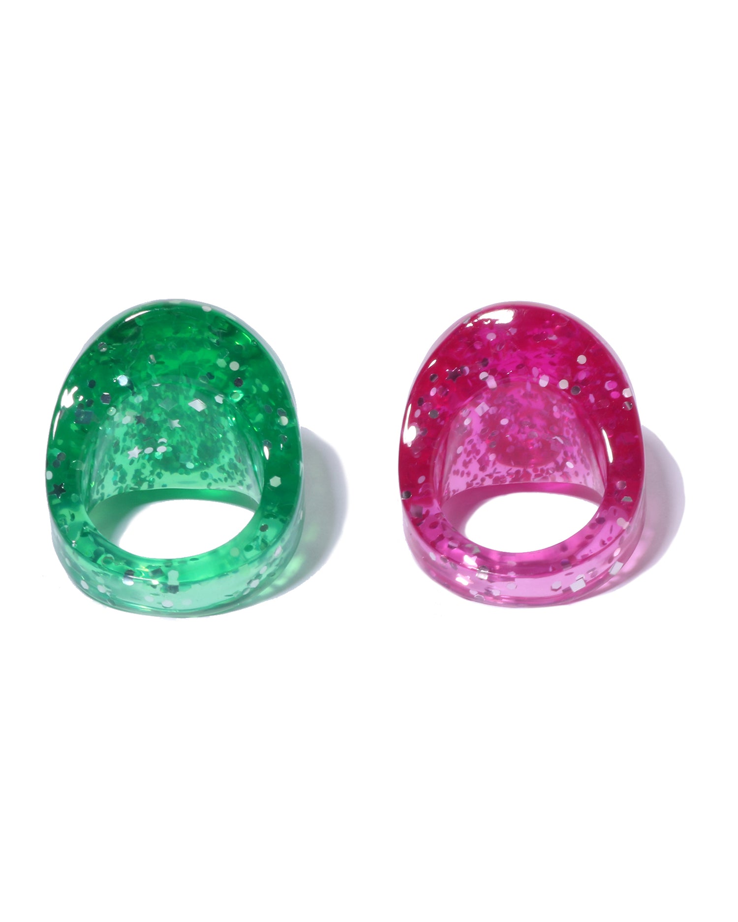 A BATHING APE® Baby Milo Glitter Arcylic Ring Set | Bape official